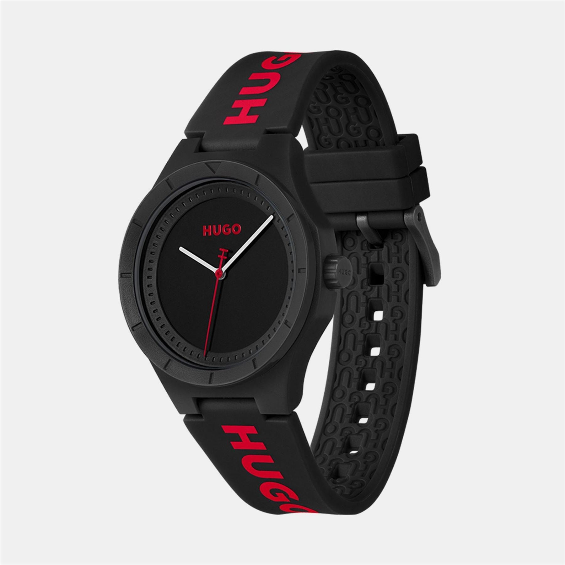 Hugo HUGO #LIT Black Silicone Watch