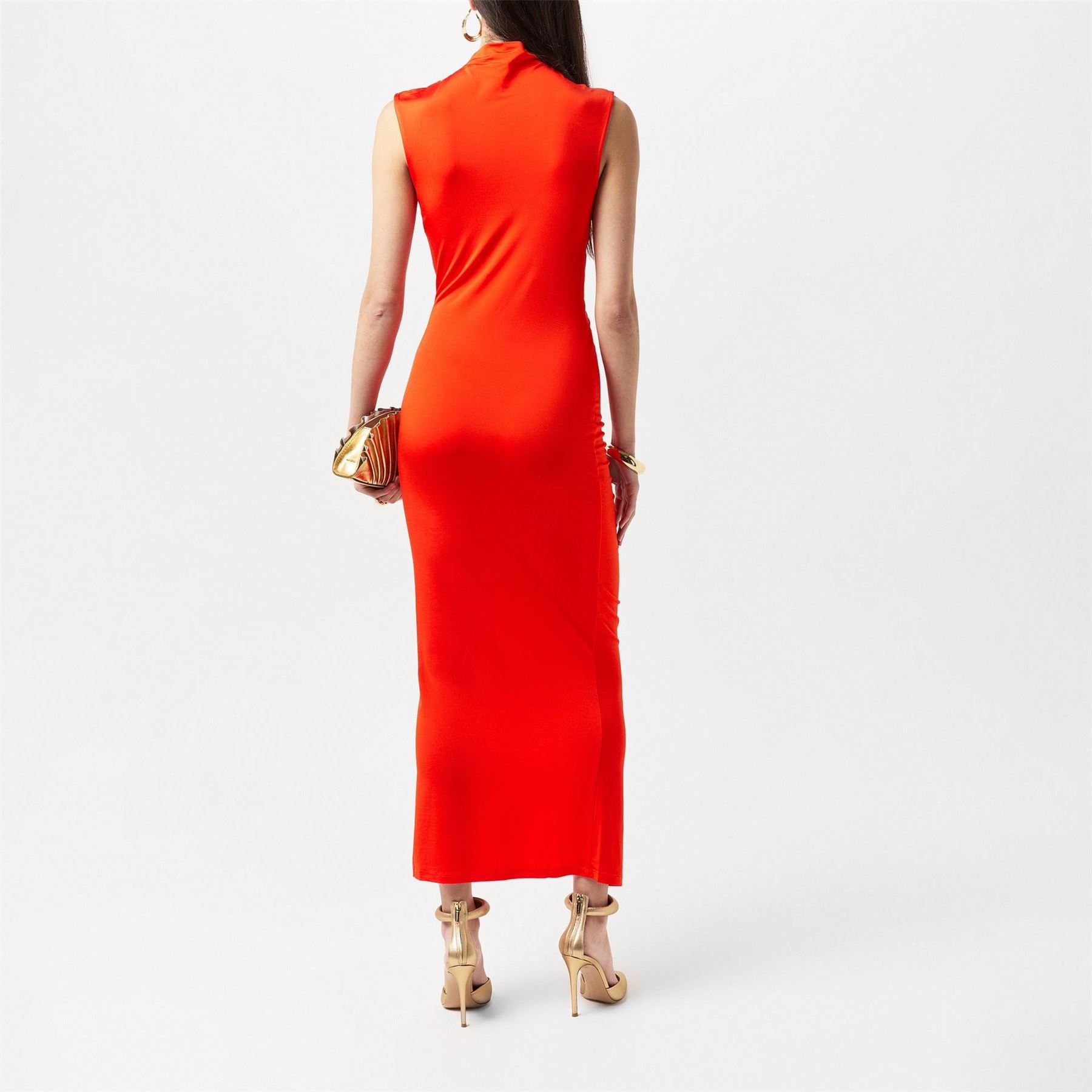 Ted Baker Berryan High Neck Midi Jersey Dress