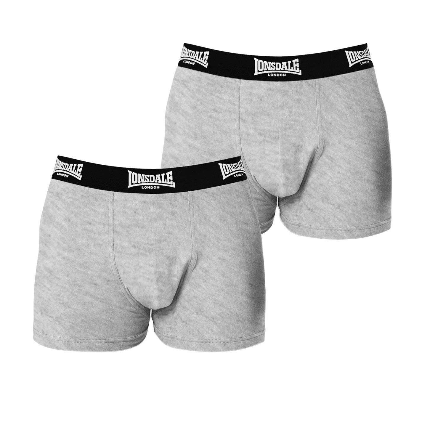 Lonsdale Mens 2 Pack Trunk