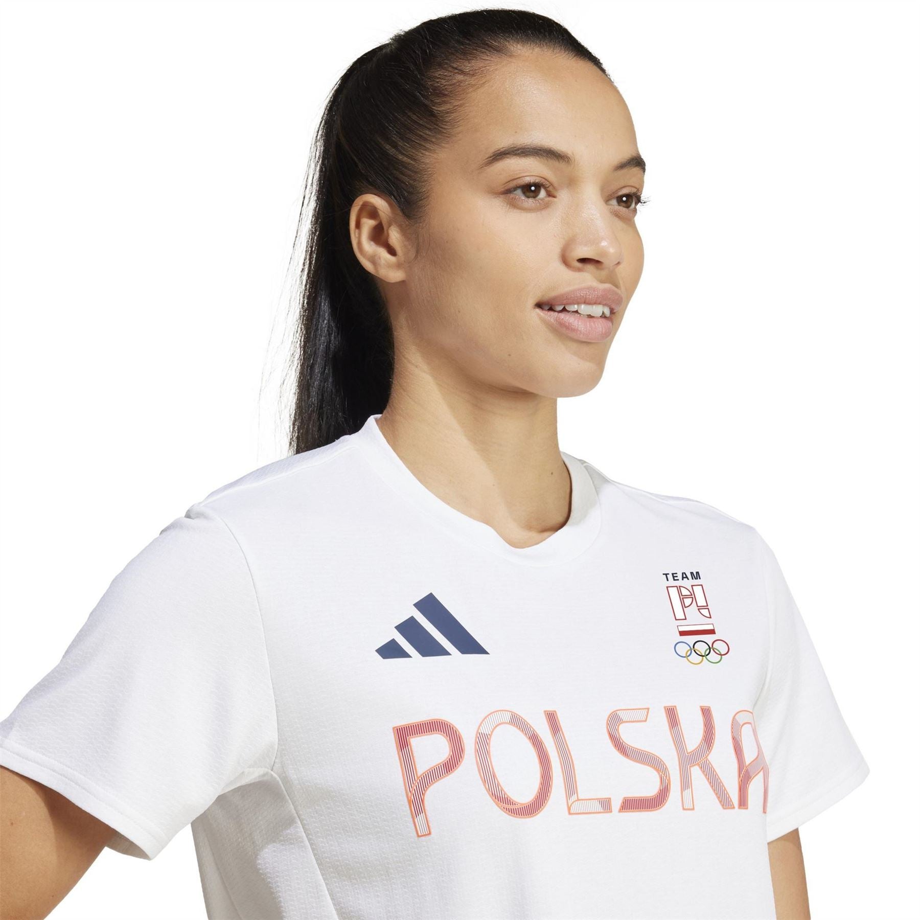 adidas Poland Short Sleeve Performance Gym Top
