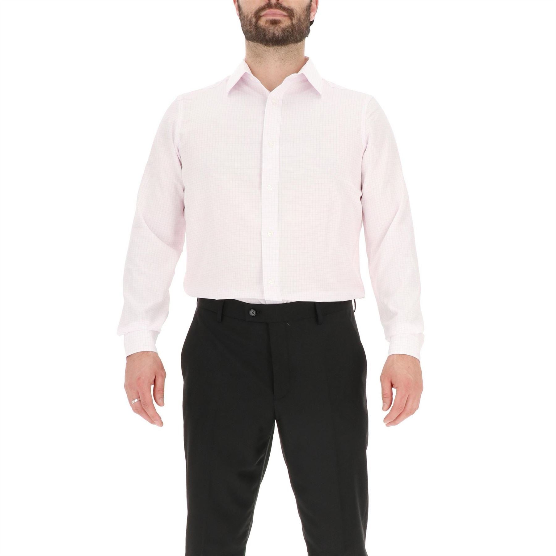 Scotch and Soda Collared Neck Point Collar Long Sleeve Shirt