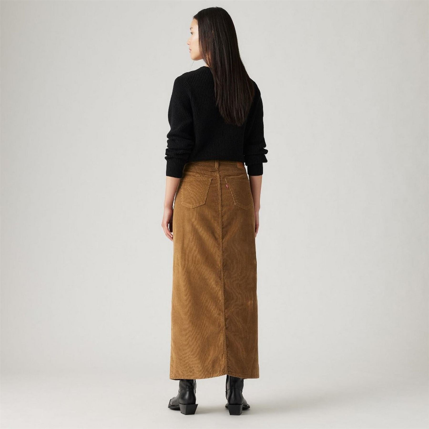 Levis Ankle Column Denim Skirt