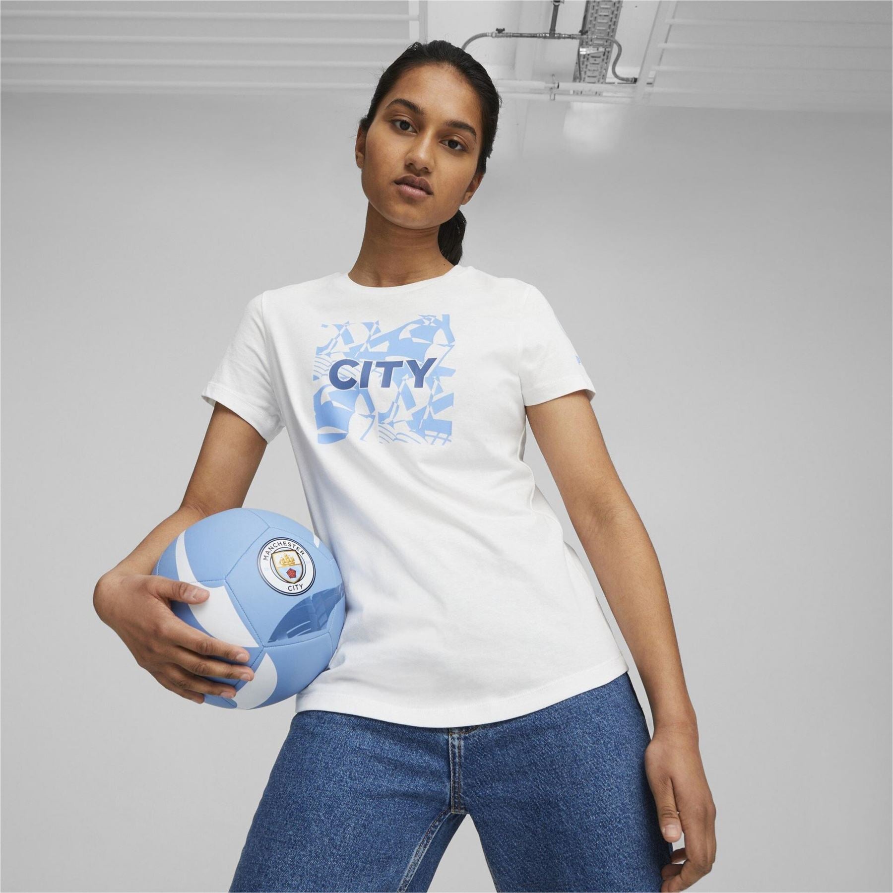 Puma Womens Ftblcore Graphic Tee W T-Shirt