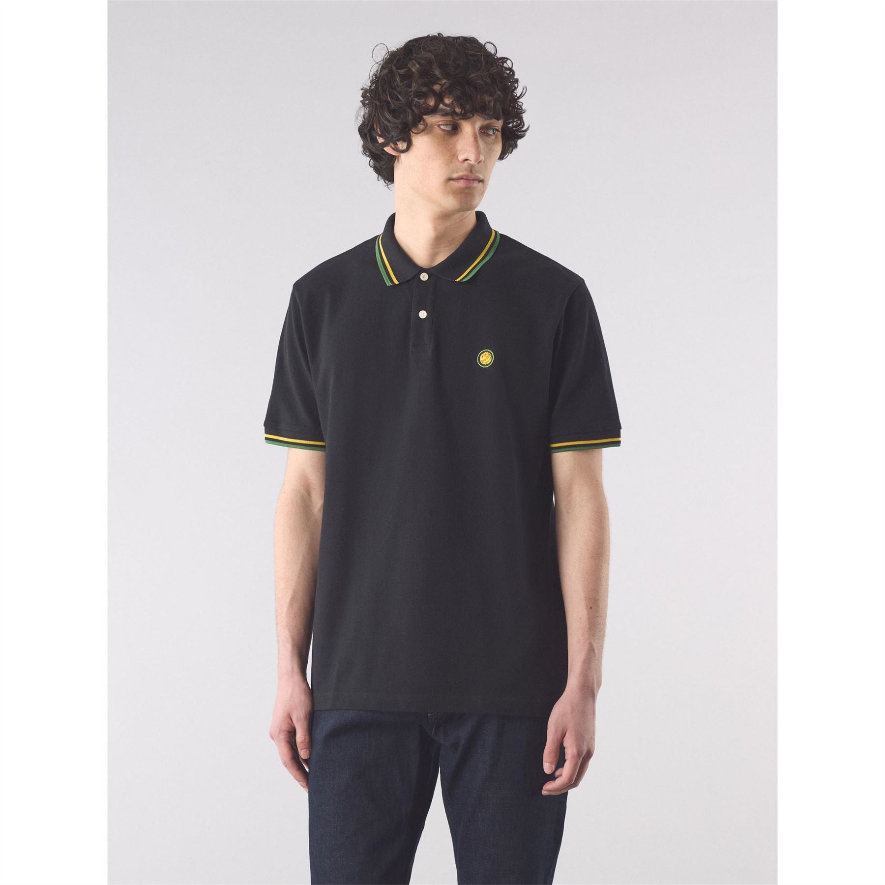 Pretty Green Brixton Regular Fit Short Sleeve Polo