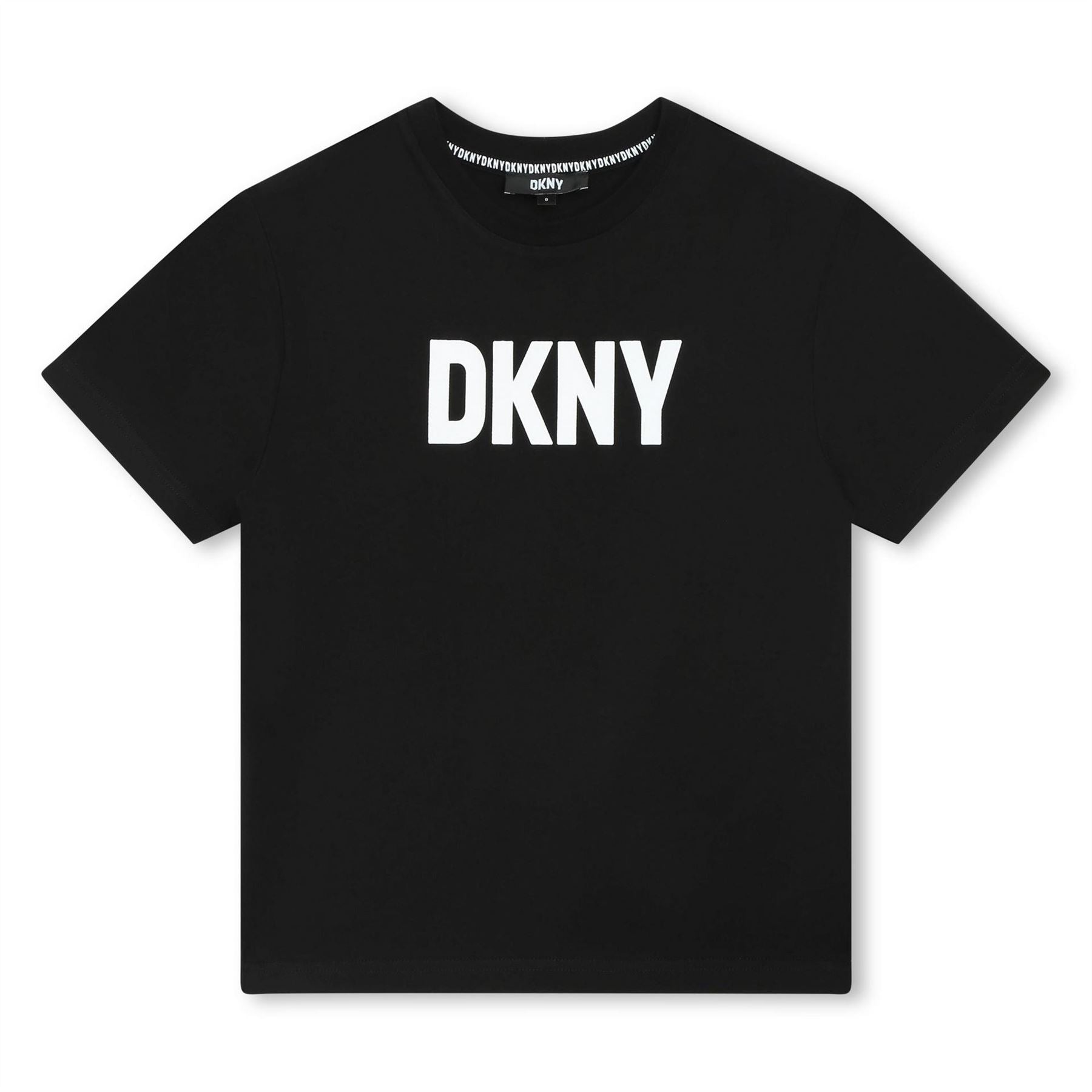 DKNY Regular Fit Crew Neck Lettering T-Shirt