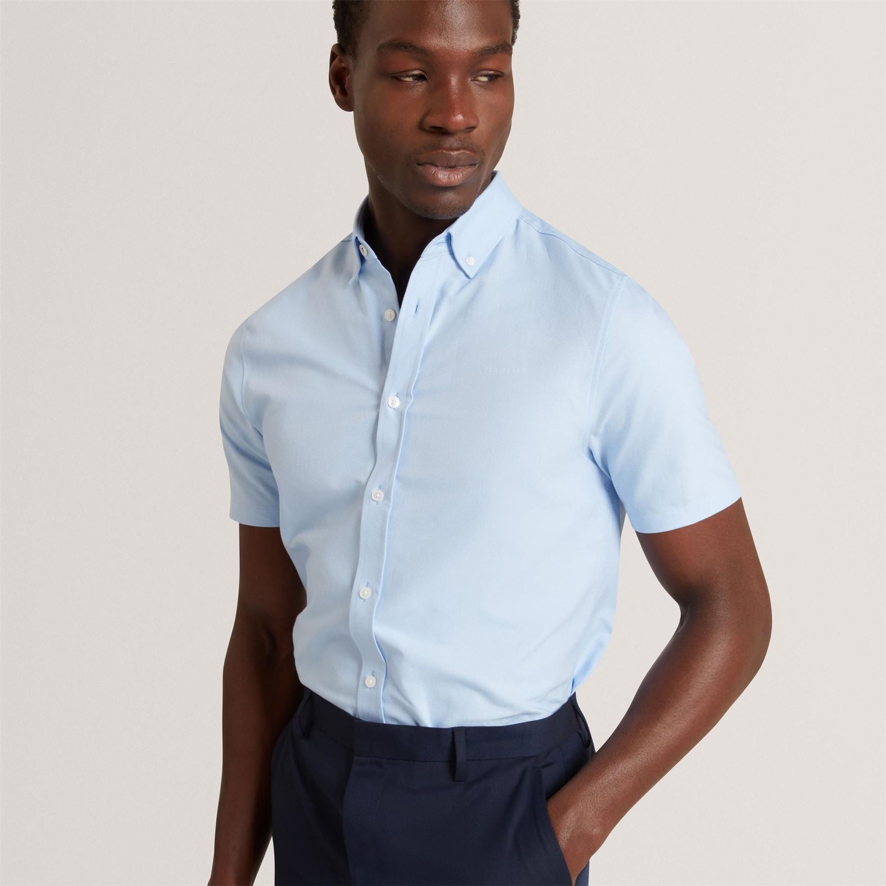 Ted Baker Baker Ss Reg Fit Oxford Shirt