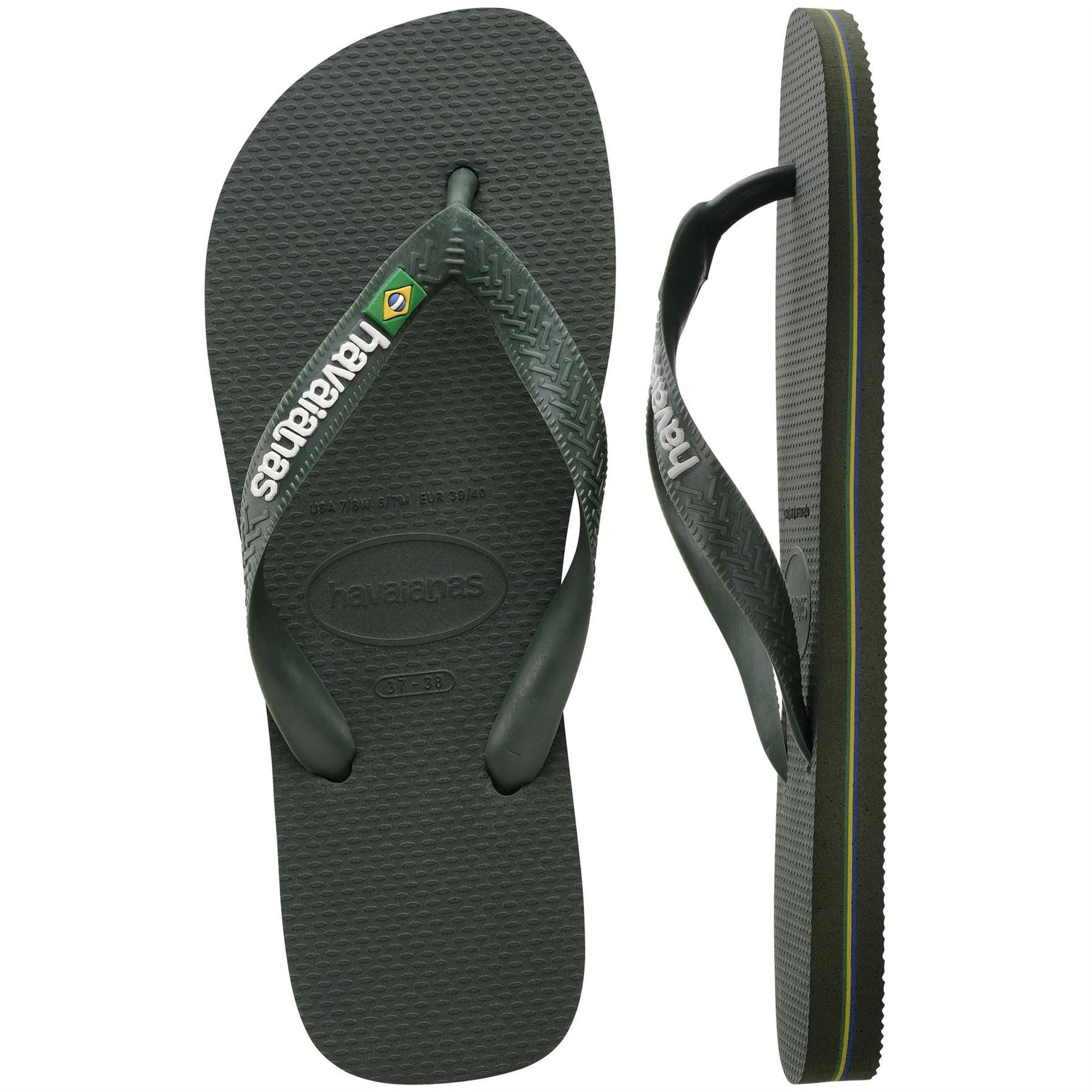 Havaianas Brasil Logo Flip Flops