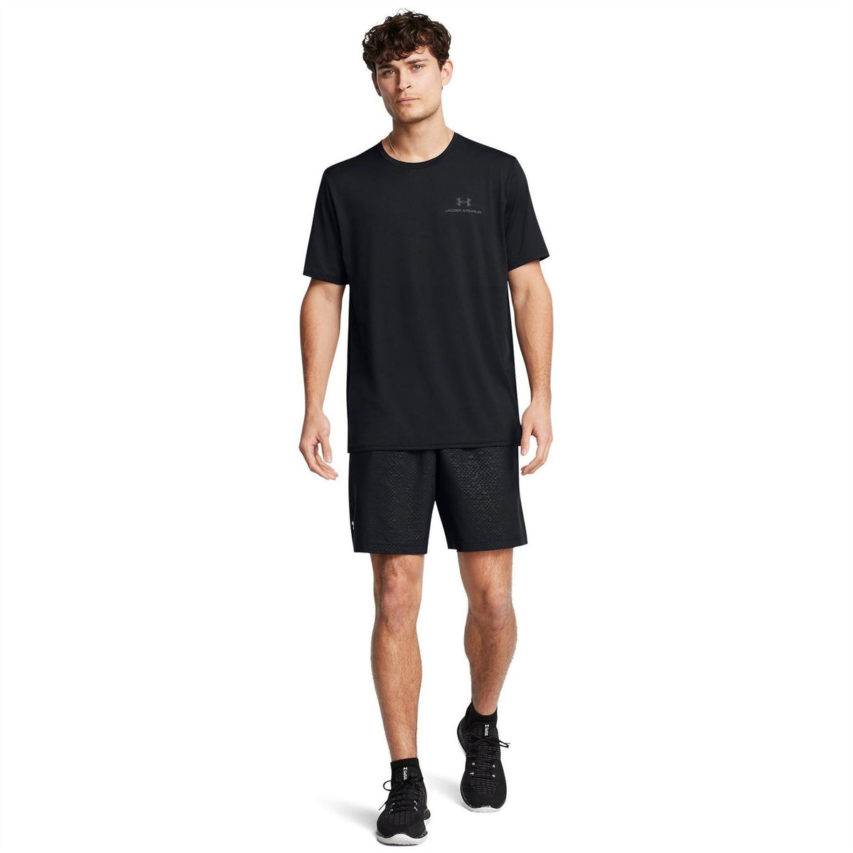 Under Armour Mens Armour Ua Woven Emboss Short Tracksuit