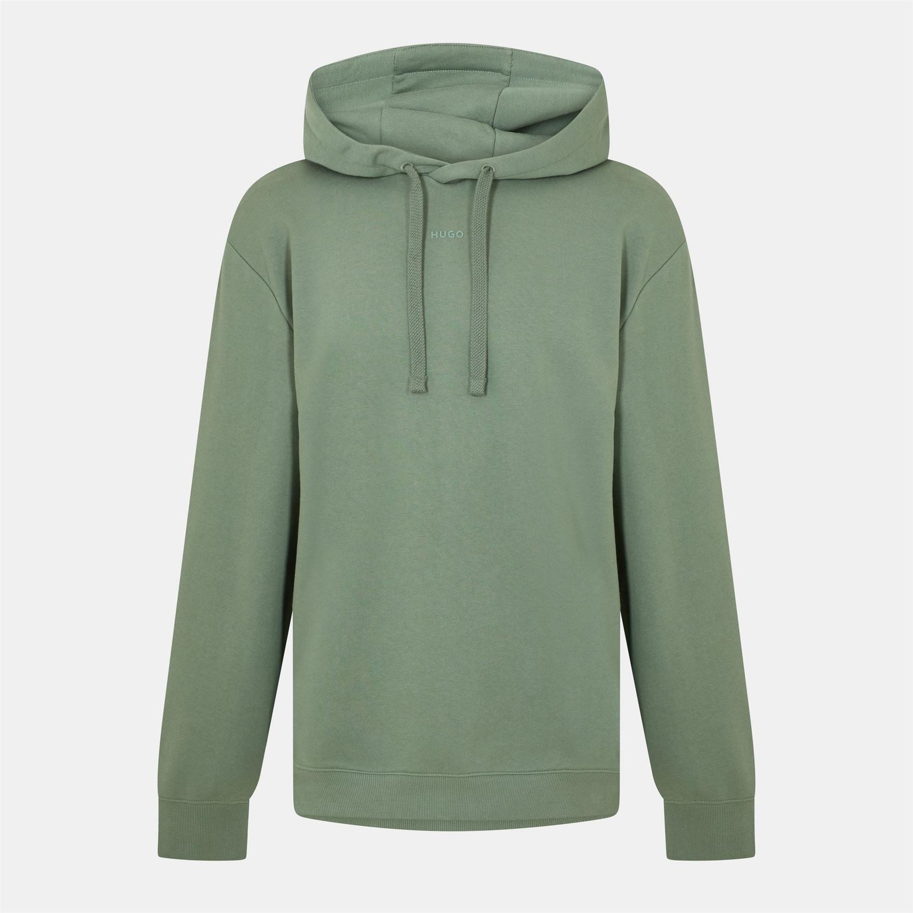 Hugo Hooded Relaxed Fit Long Sleeve Sweatshirt