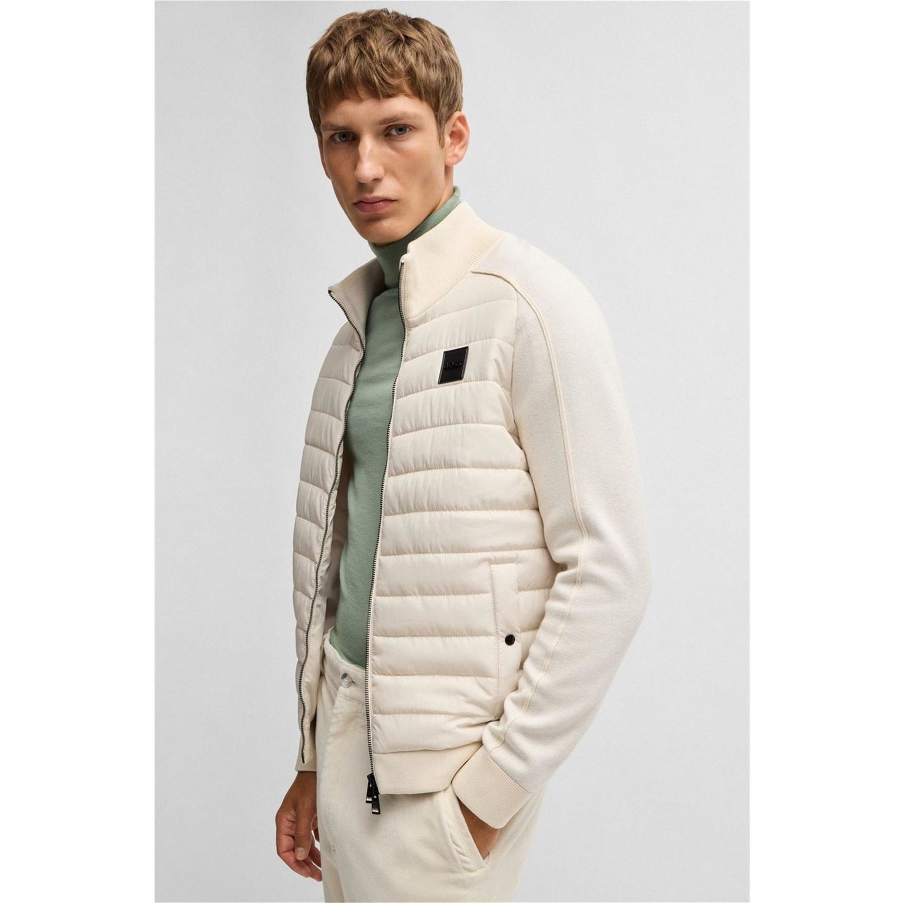 Boss Esfero Hybrid Mock Neck Jacket