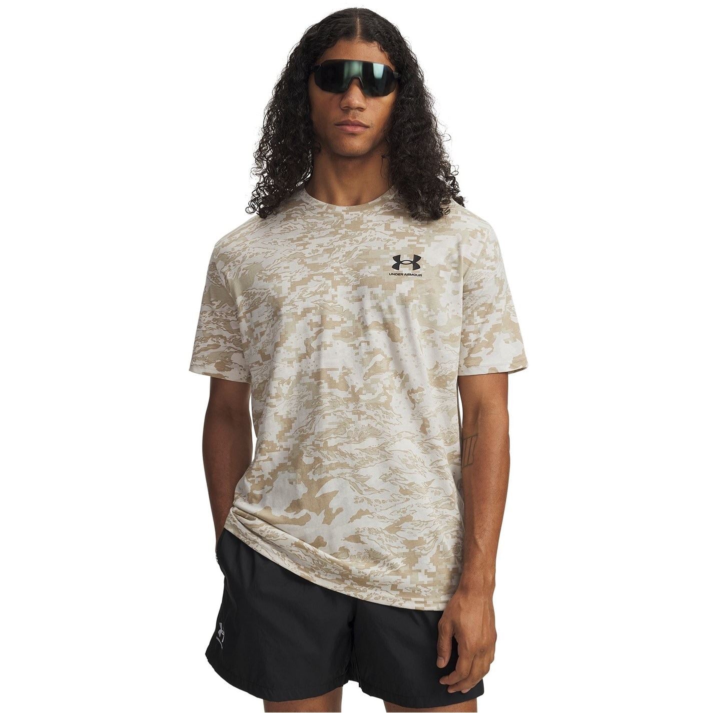 Under Armour Camo Regular Fit Crew Neck T-Shirt
