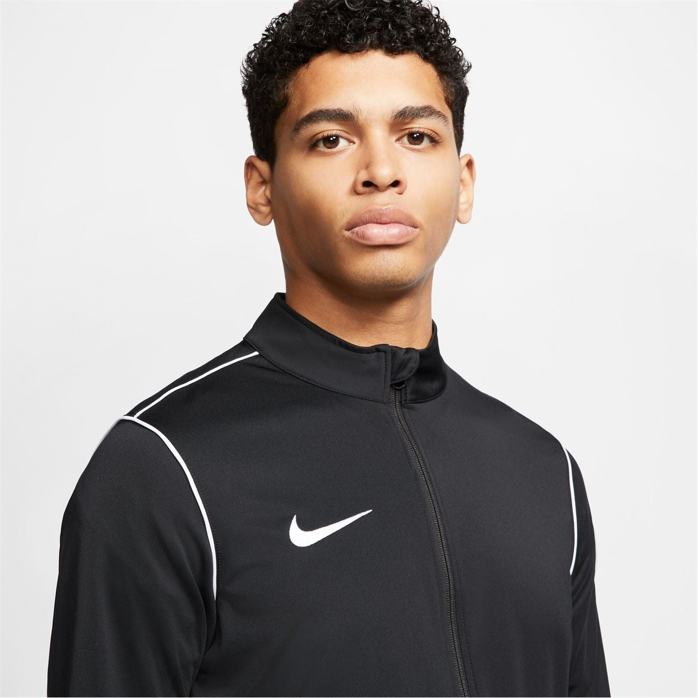 Nike Mens Dri Fit Park Knit Football Track Jacket Fleece