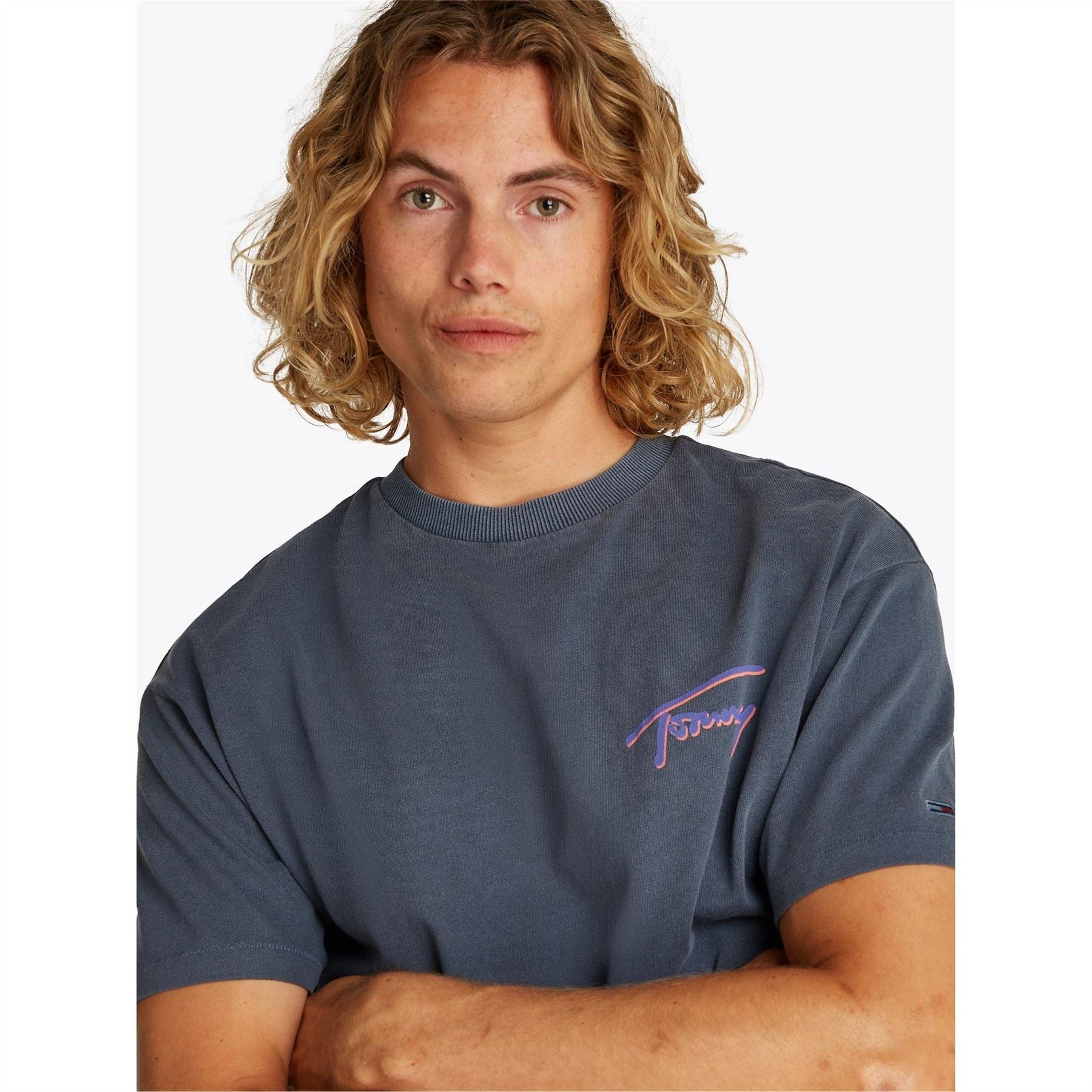 Tommy Jeans Timmy Regular Fit Lettering Graphic T-Shirt