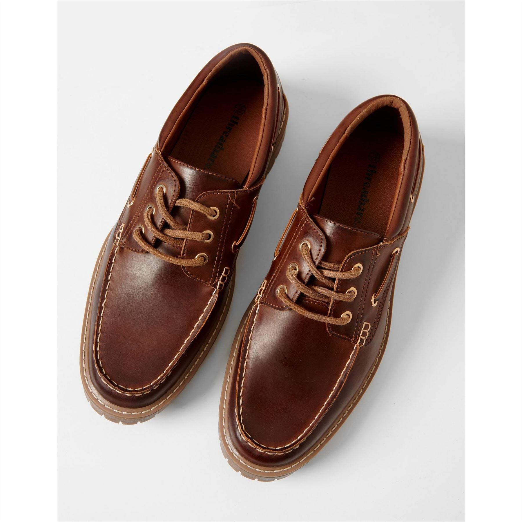 Threadbare Arrowton Moc Toe Lug Sole Loafers