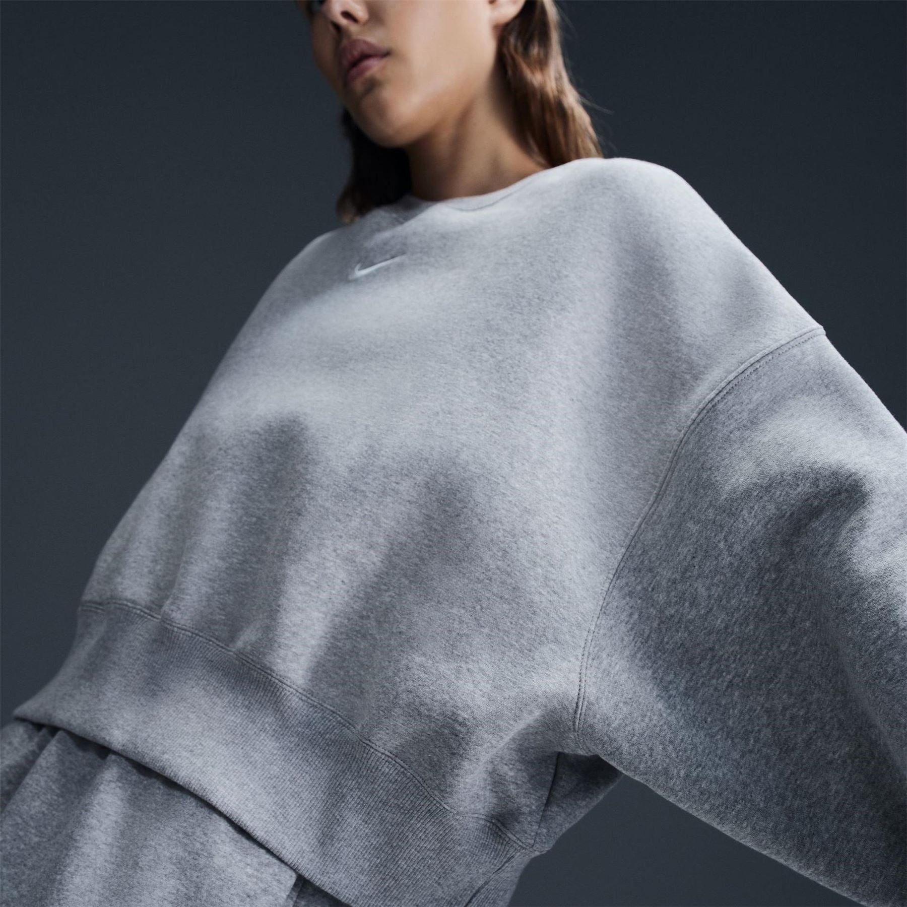Nike Womens Sportswear Phoenix Fleece Over Oversized Crewneck Sweatshirt