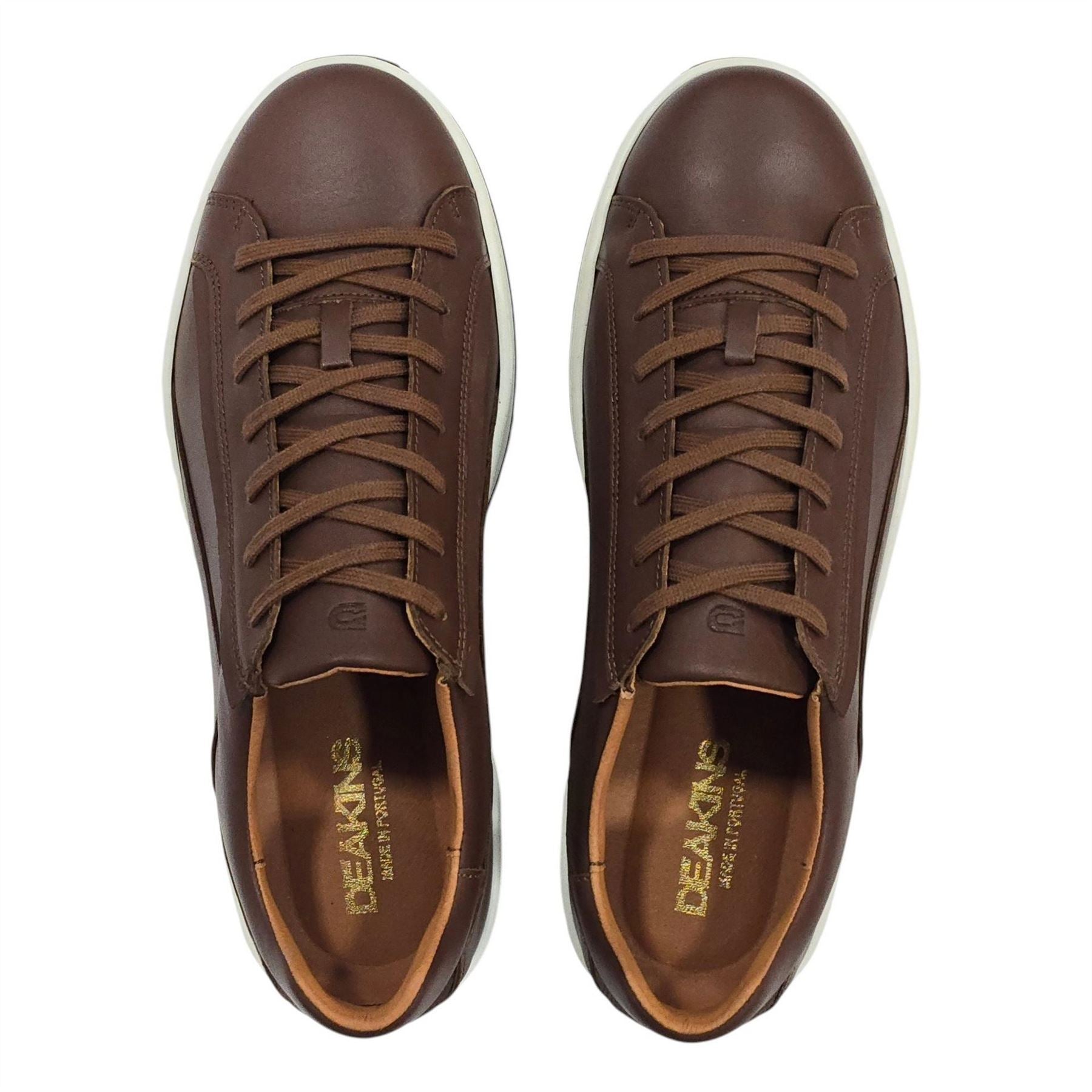 Deakins Gilmore Leather Lace Up Cloudfoam Low Top Trainers
