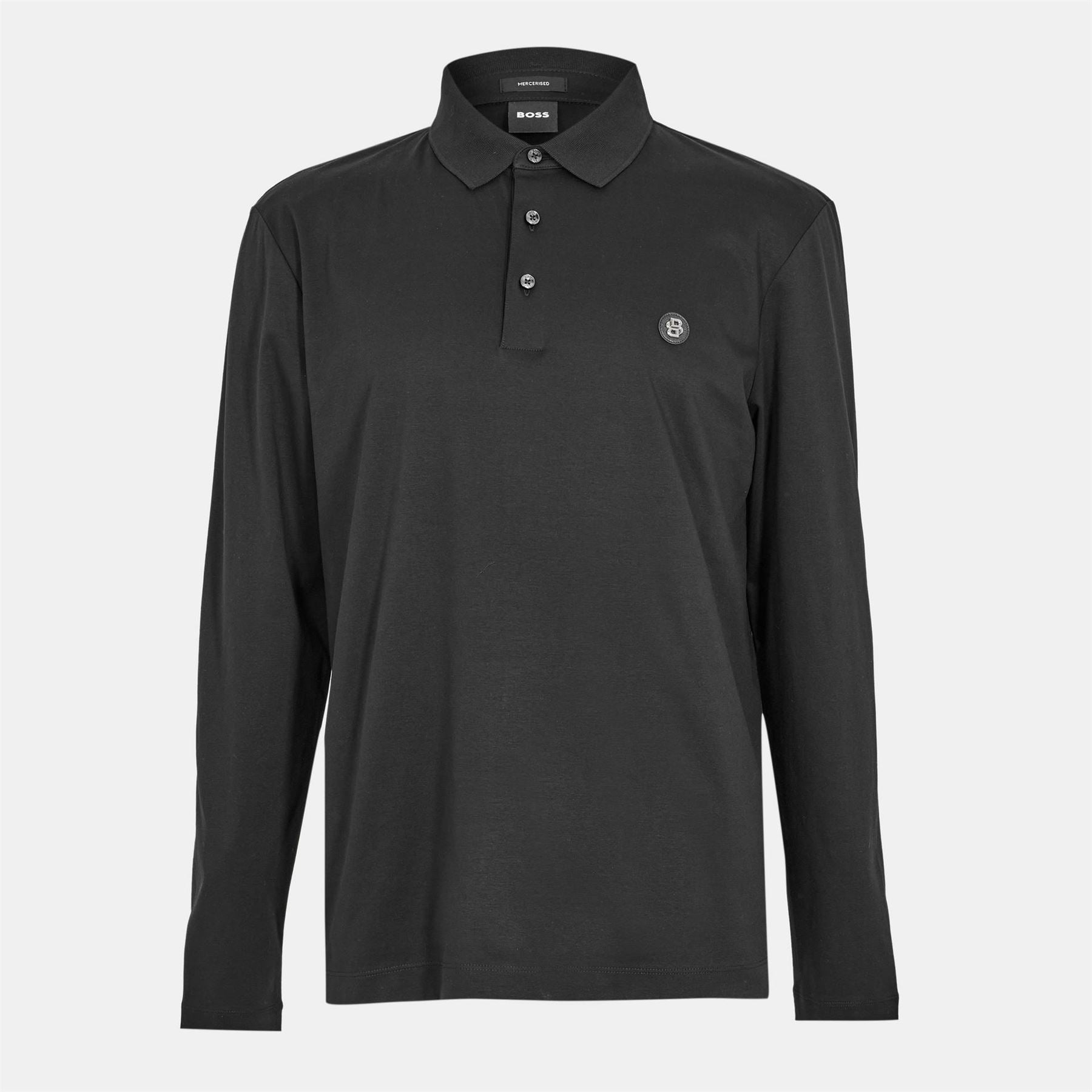 Boss Collared Neck Long Sleeve Regular Fit Shirt