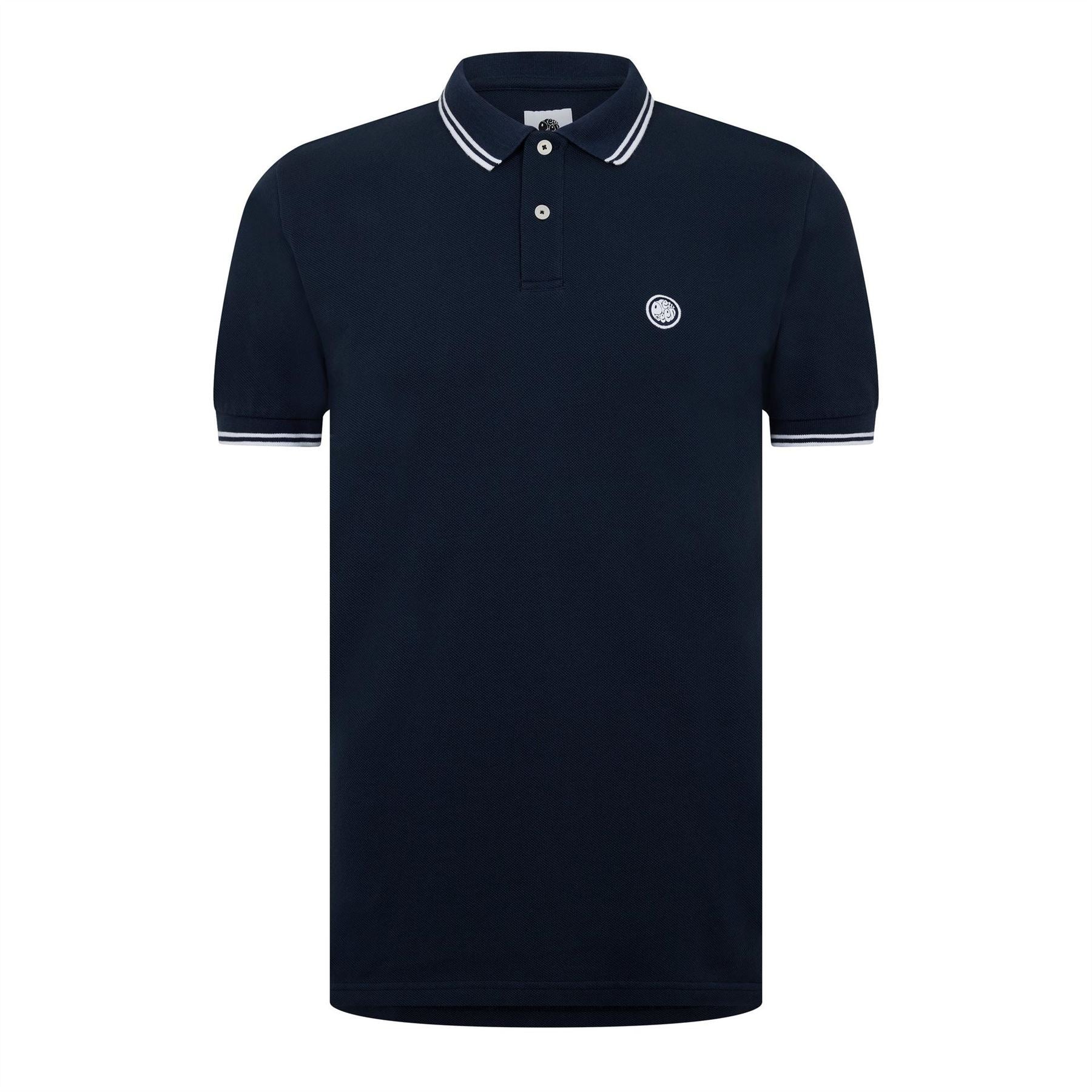 Pretty Green Collared Neck Short Sleeve Polo Shirt