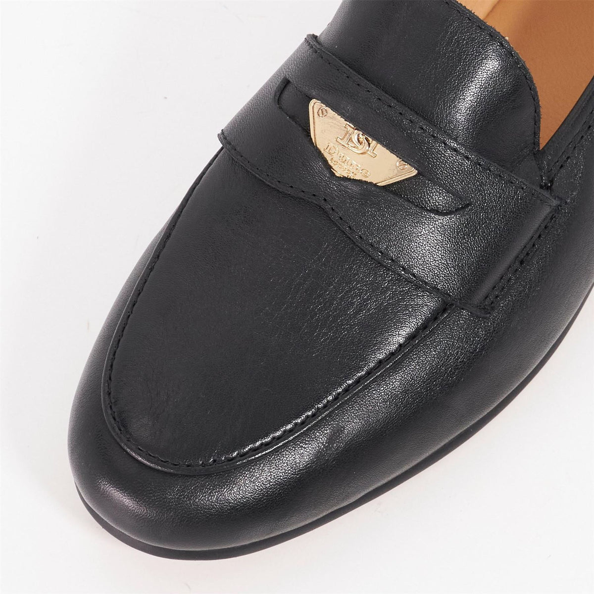 Dune London Solid Patterned Greek Penny Loafers
