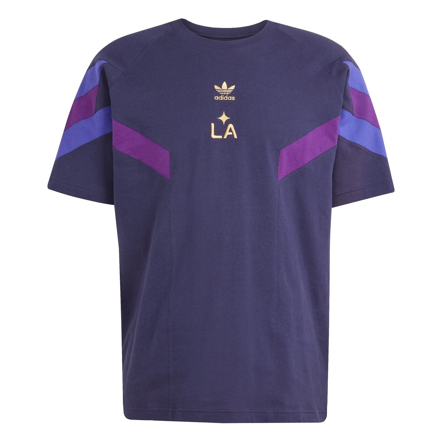 adidas Mens La Galaxy Originals Short Sleeve T-Shirt