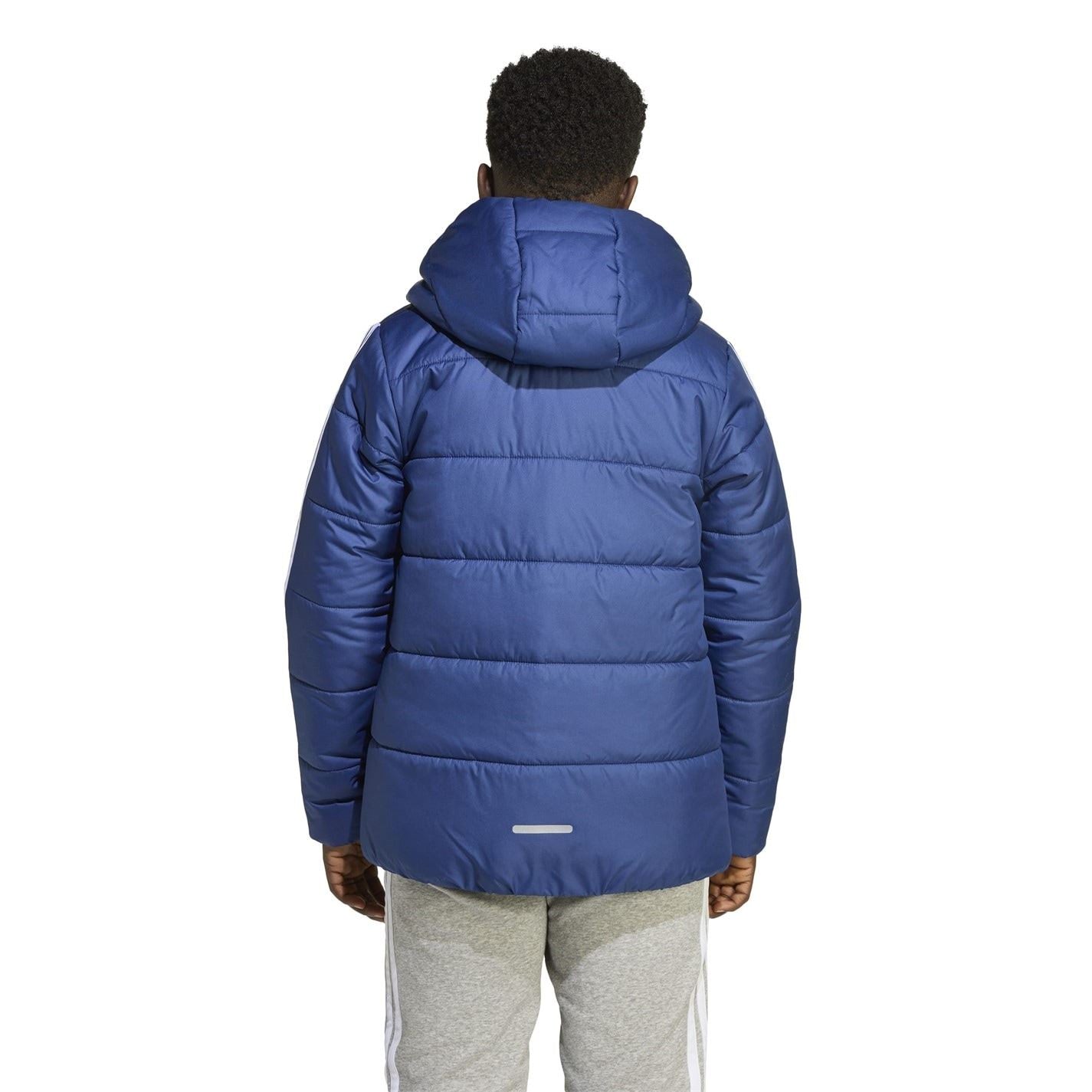 adidas Kids Essentials 3S Hooded Long Sleeve Puffer Jacket