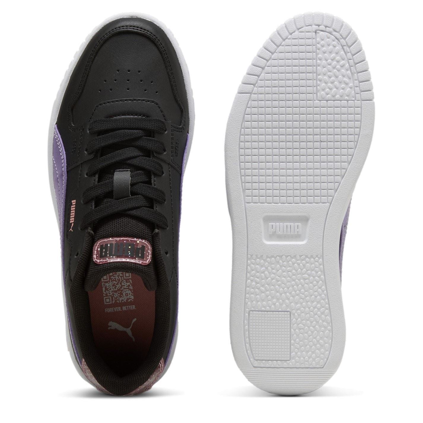Puma Carina Street Jr Low Top Platform Trainers