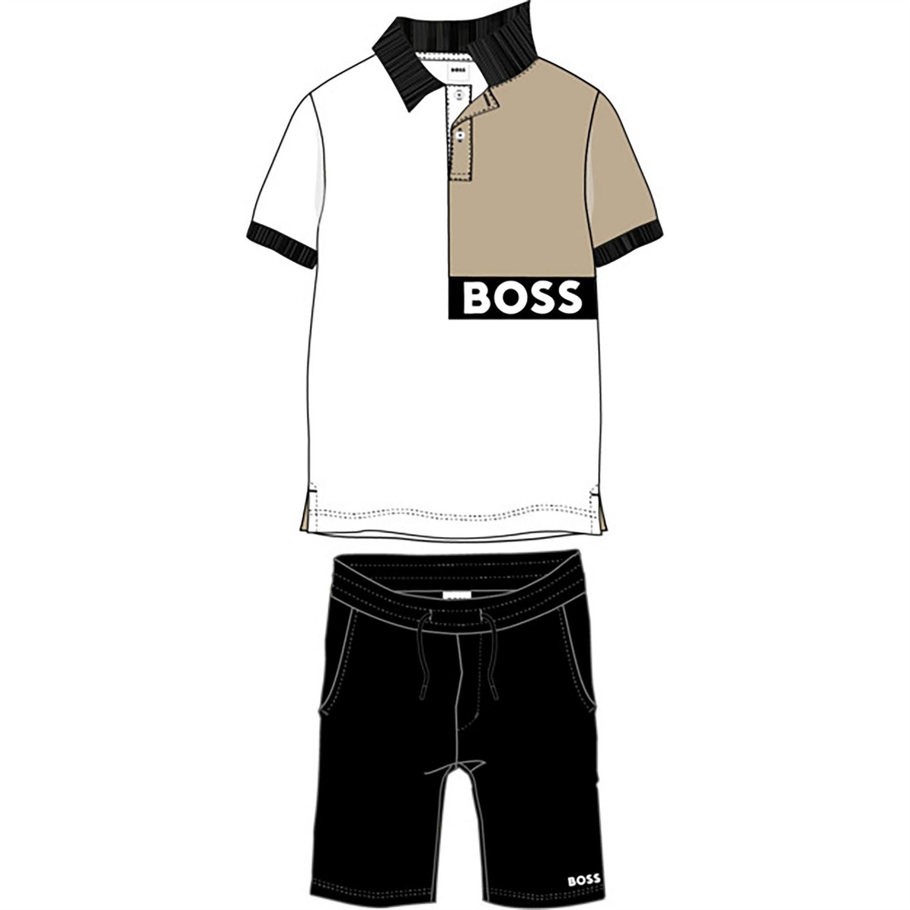 Boss Polo Shirt Clothing Set