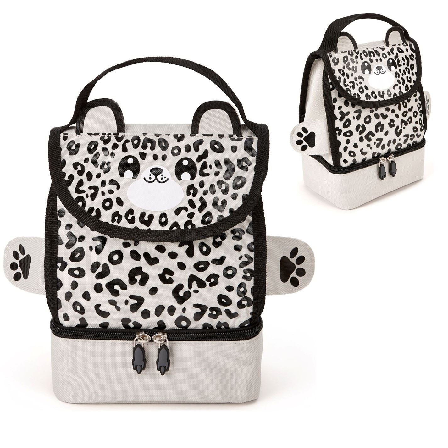 Zappi Co Animal Snow Leopard Backpack Set