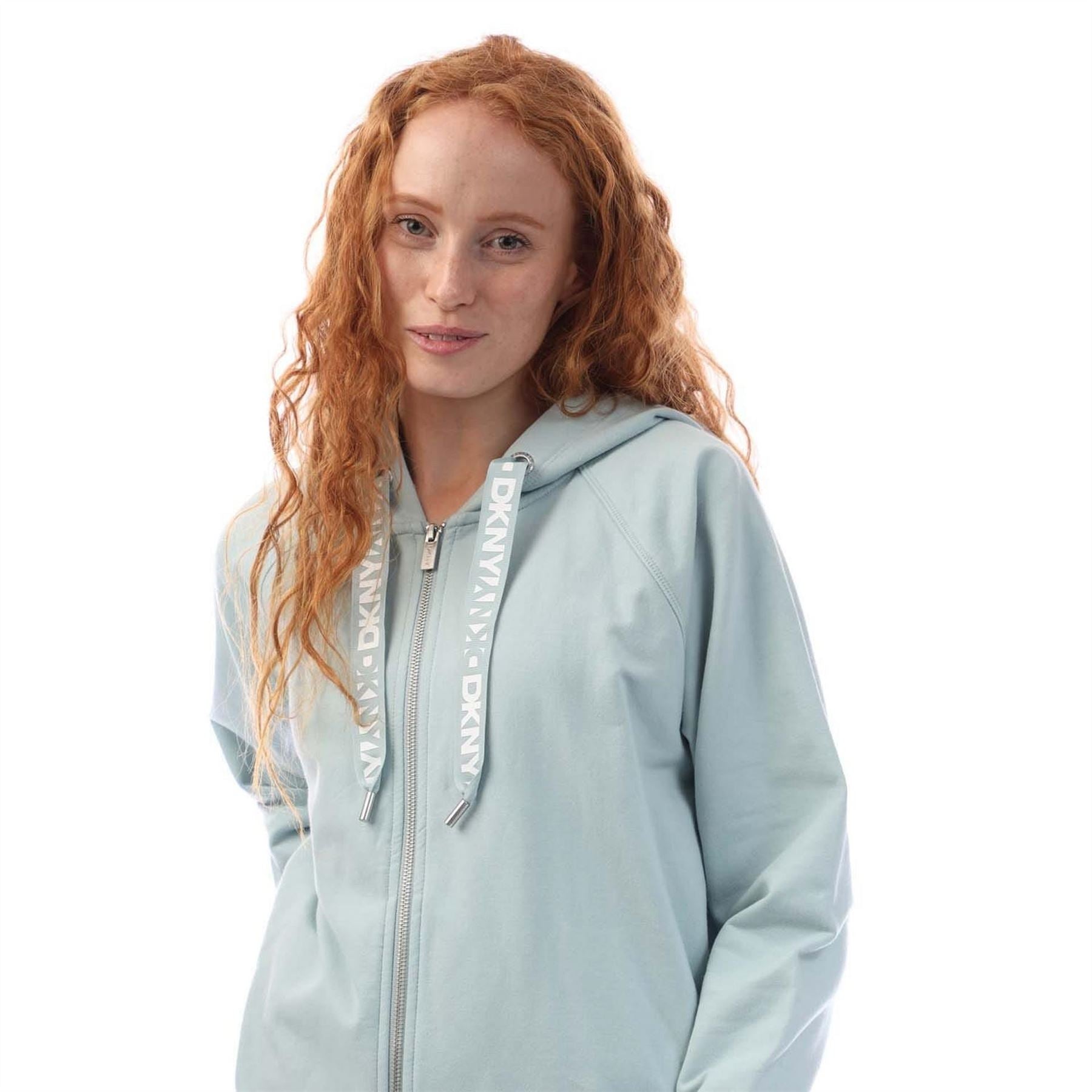 DKNY Tone Logo Zip Sweat Jacket