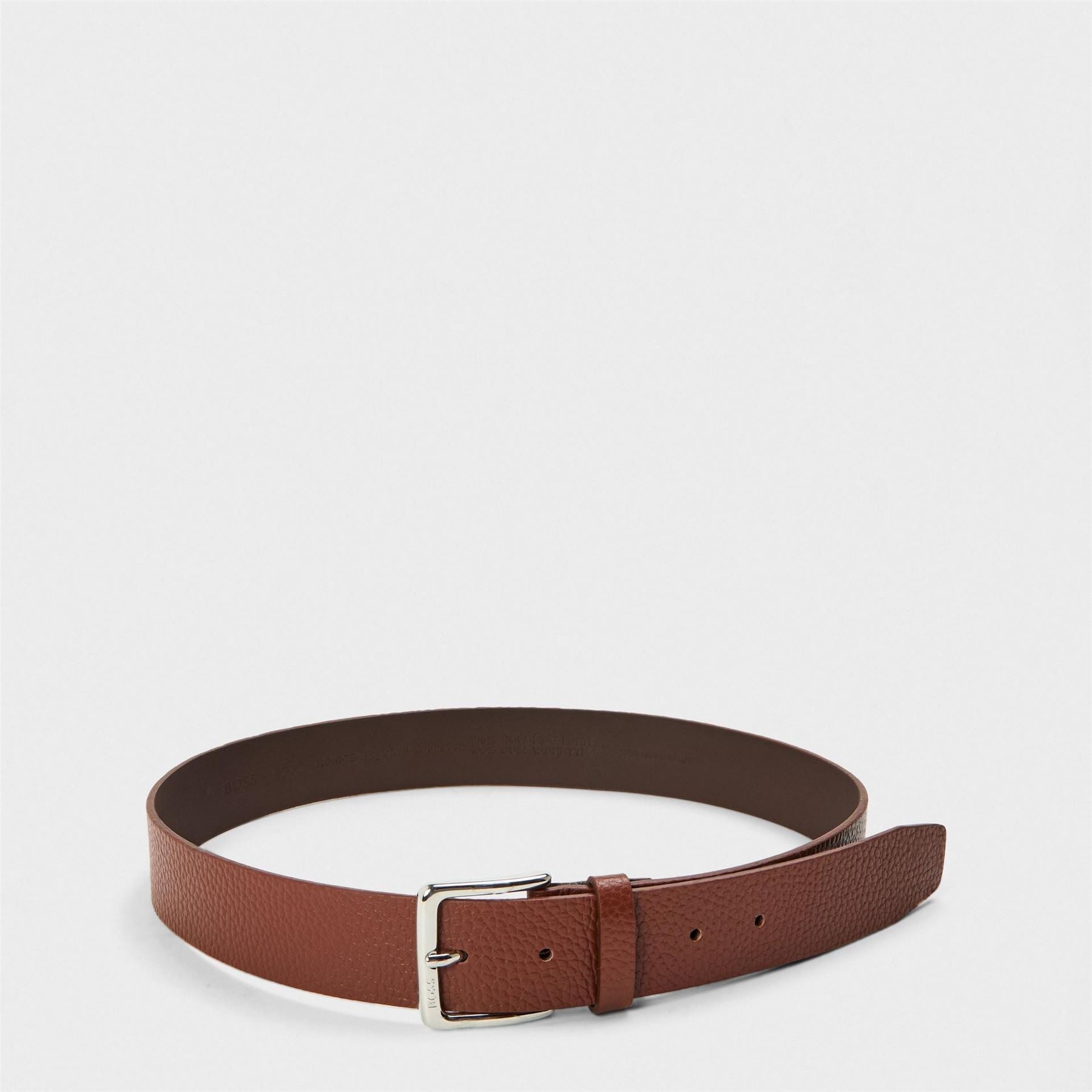 Boss Ronnie Gr Sz35 10263177 01 Leather Belt Mens