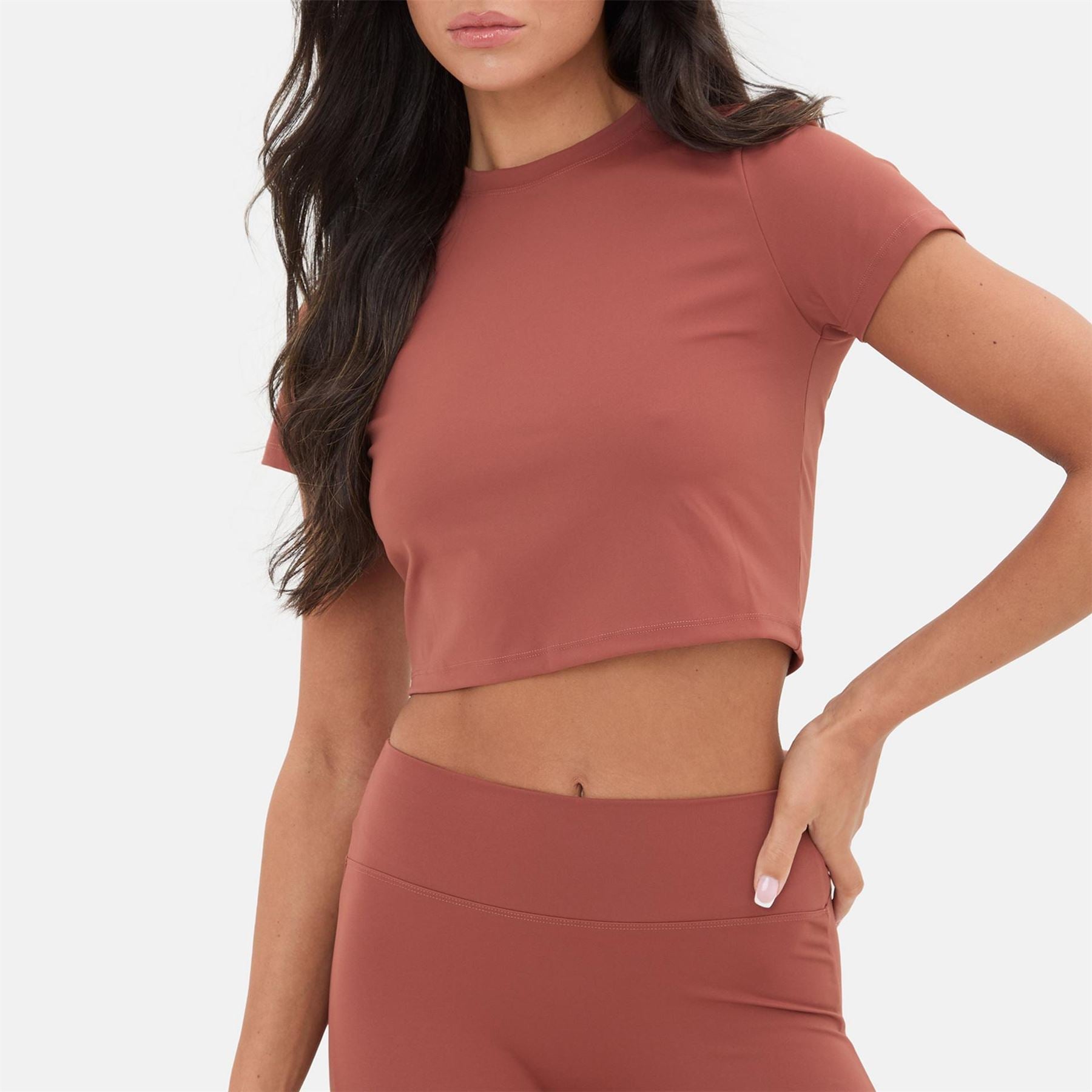 I Saw It First Sleeve Crop Top
