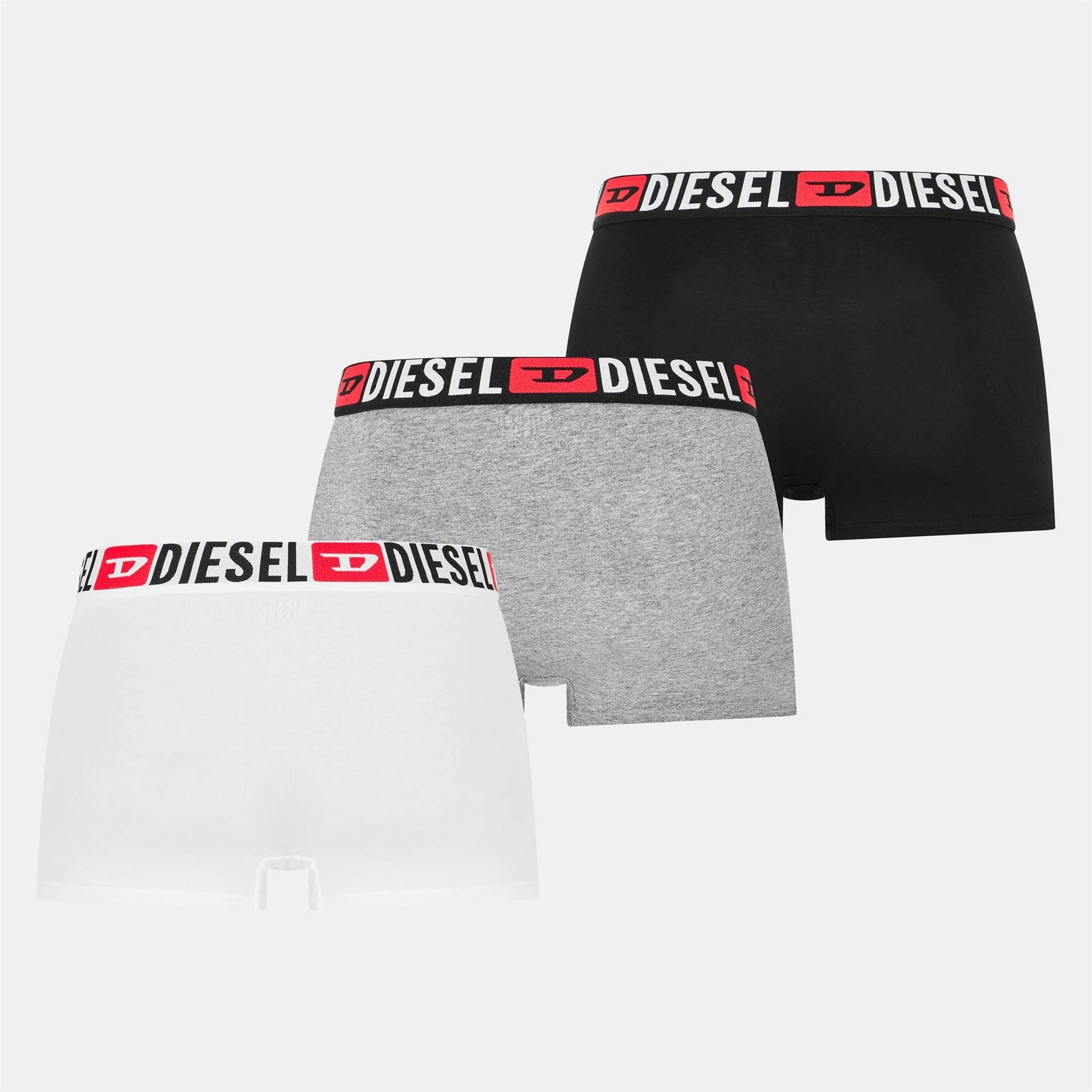 Diesel Damien 3 Pack Plain Boxer Brief