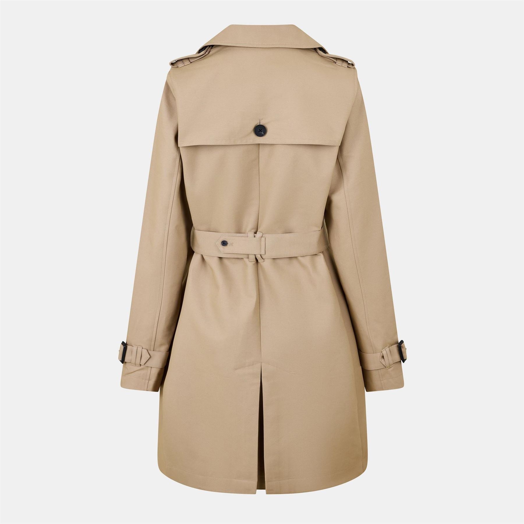 Jack Wills  Double Breasted Cotton Water Resistant Mid Length Trench Coat