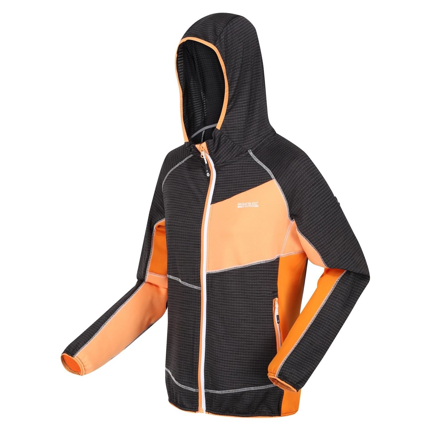 Regatta Attare II Color Block Full Zip Hooded Softshell Jacket