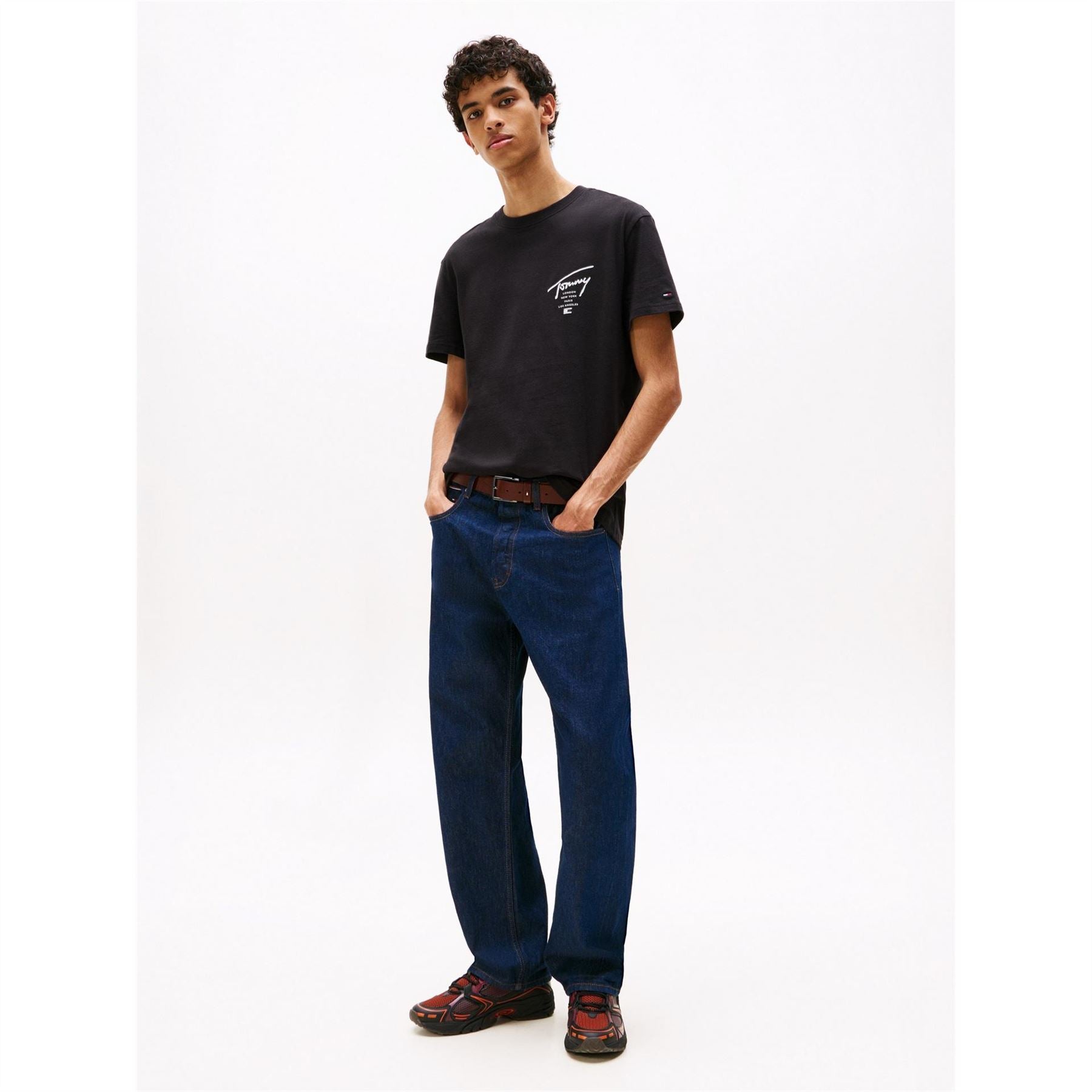 Tommy Jeans Flag Logo T-Shirt