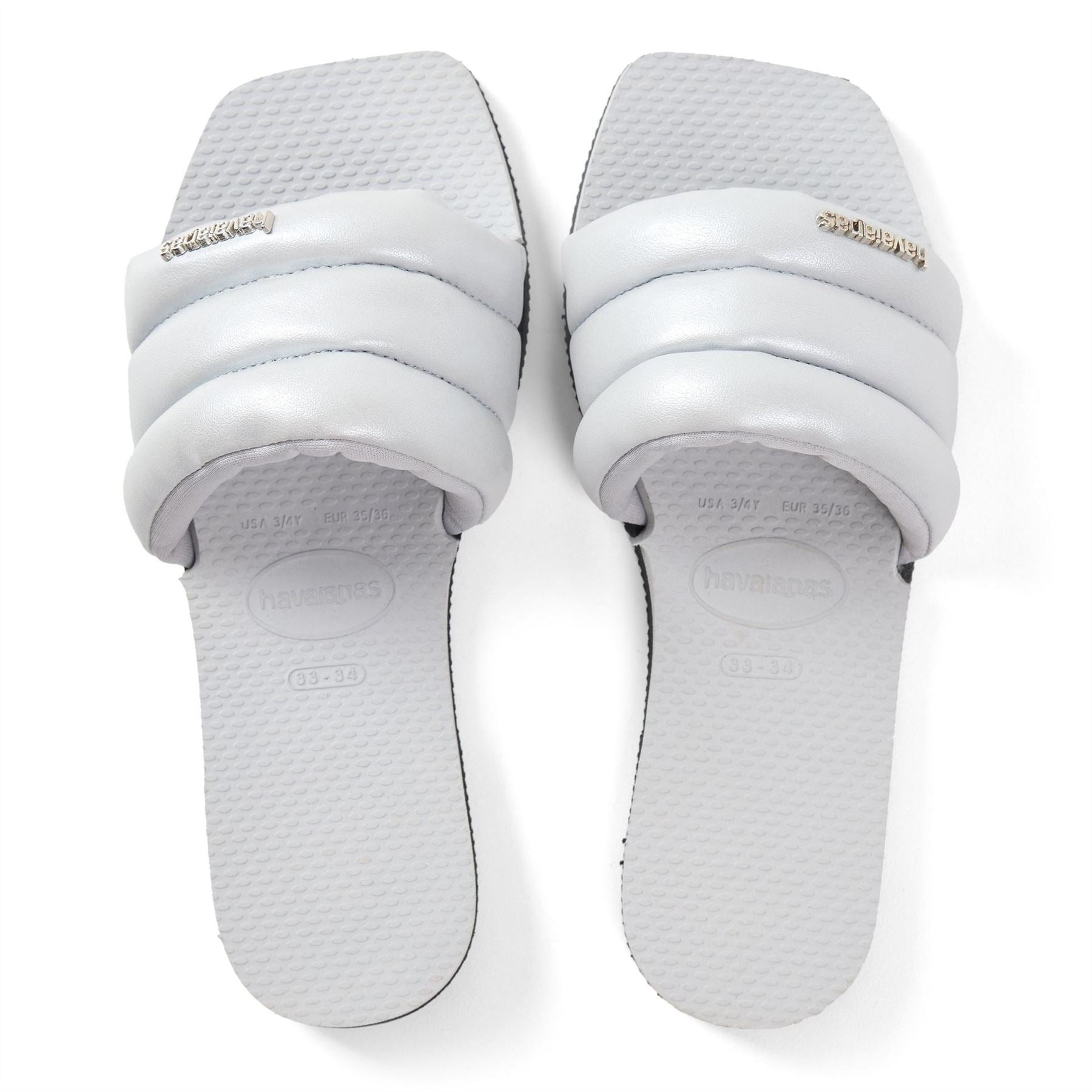 Havaianas Kids Hav. You Milan Metallic Ice Grey Flip Flops