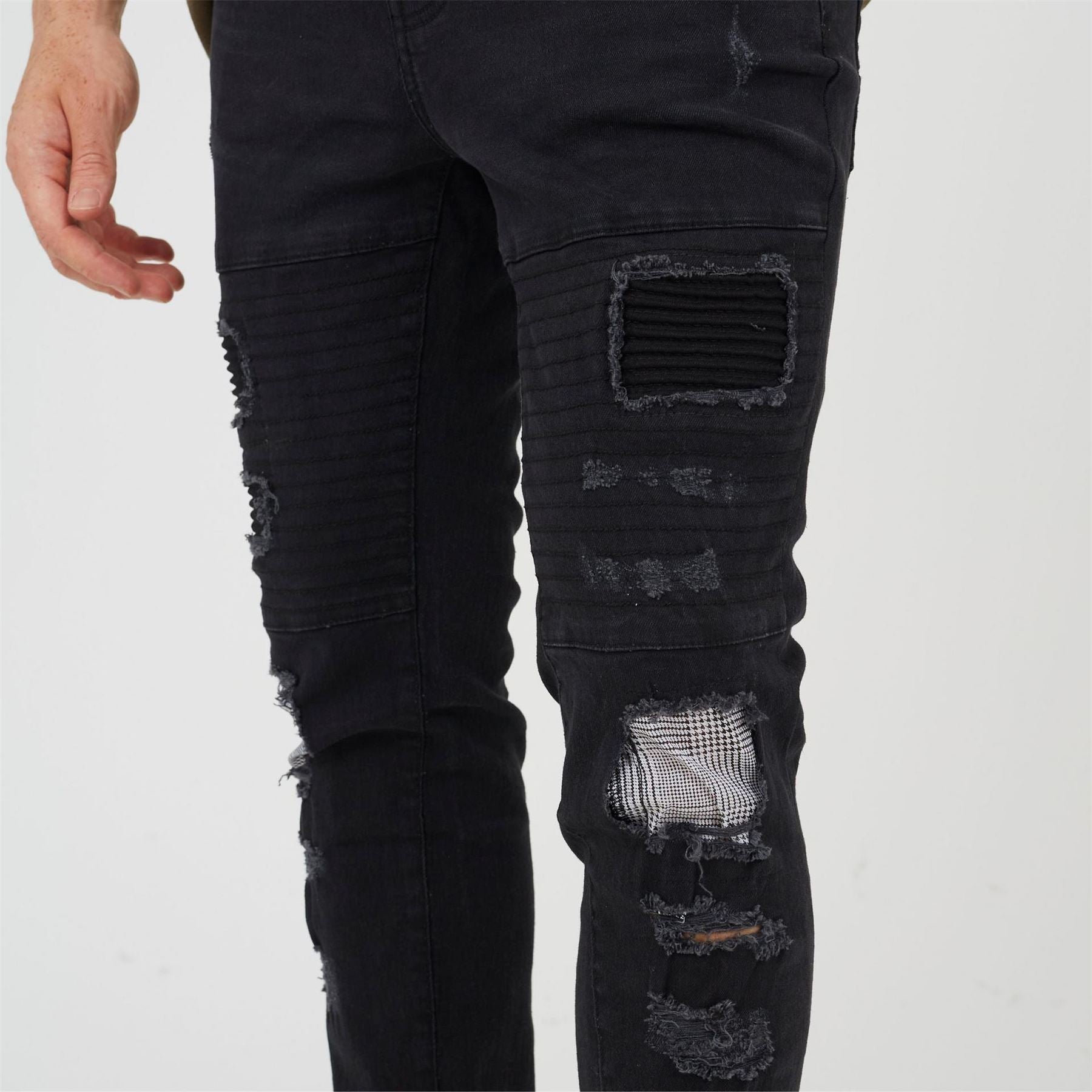 Brave Soul Wash Biker Jean