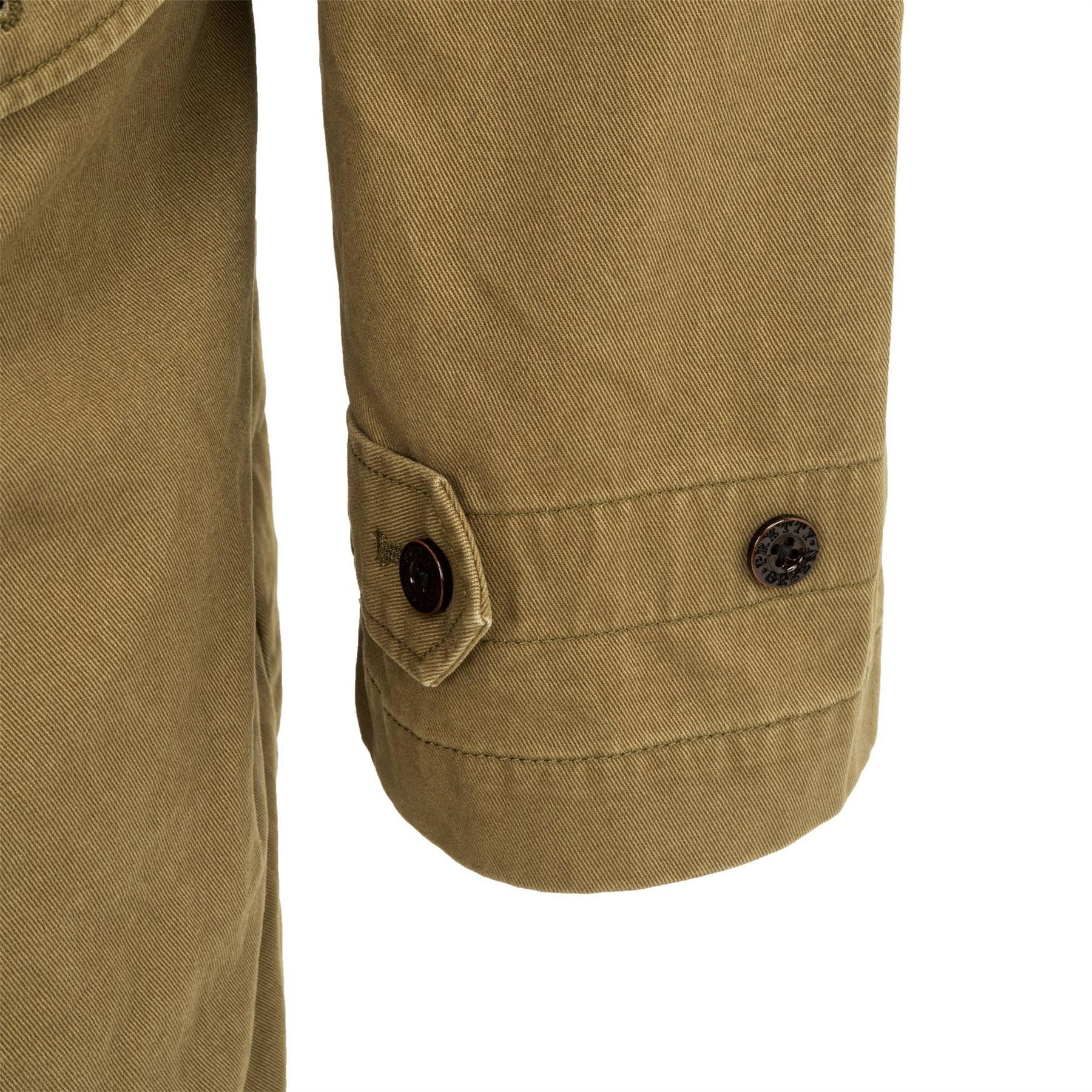 Pretty Green Pg Cassette Cotton Hooded 4 Pocket Full Zip Parka