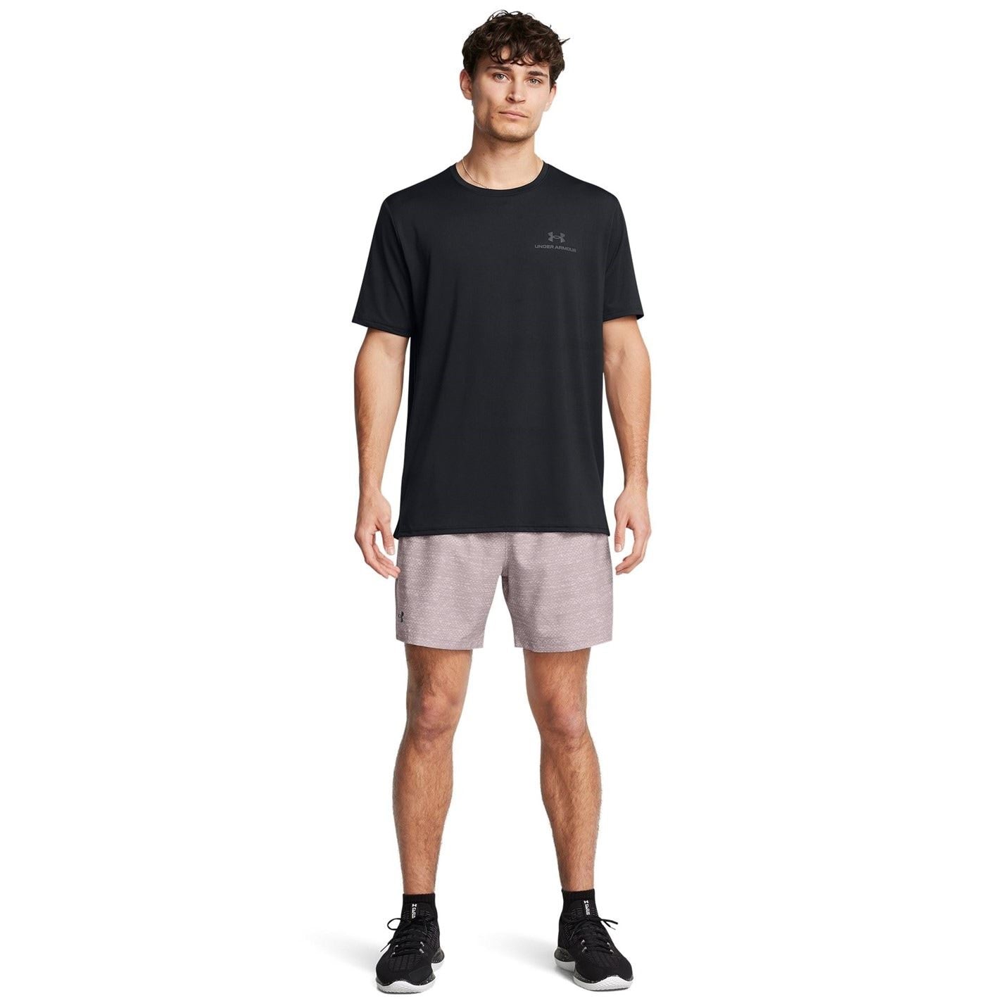 Under Armour Mens Armour Ua Vanish Woven 6in Prnt Sts Gym Shorts