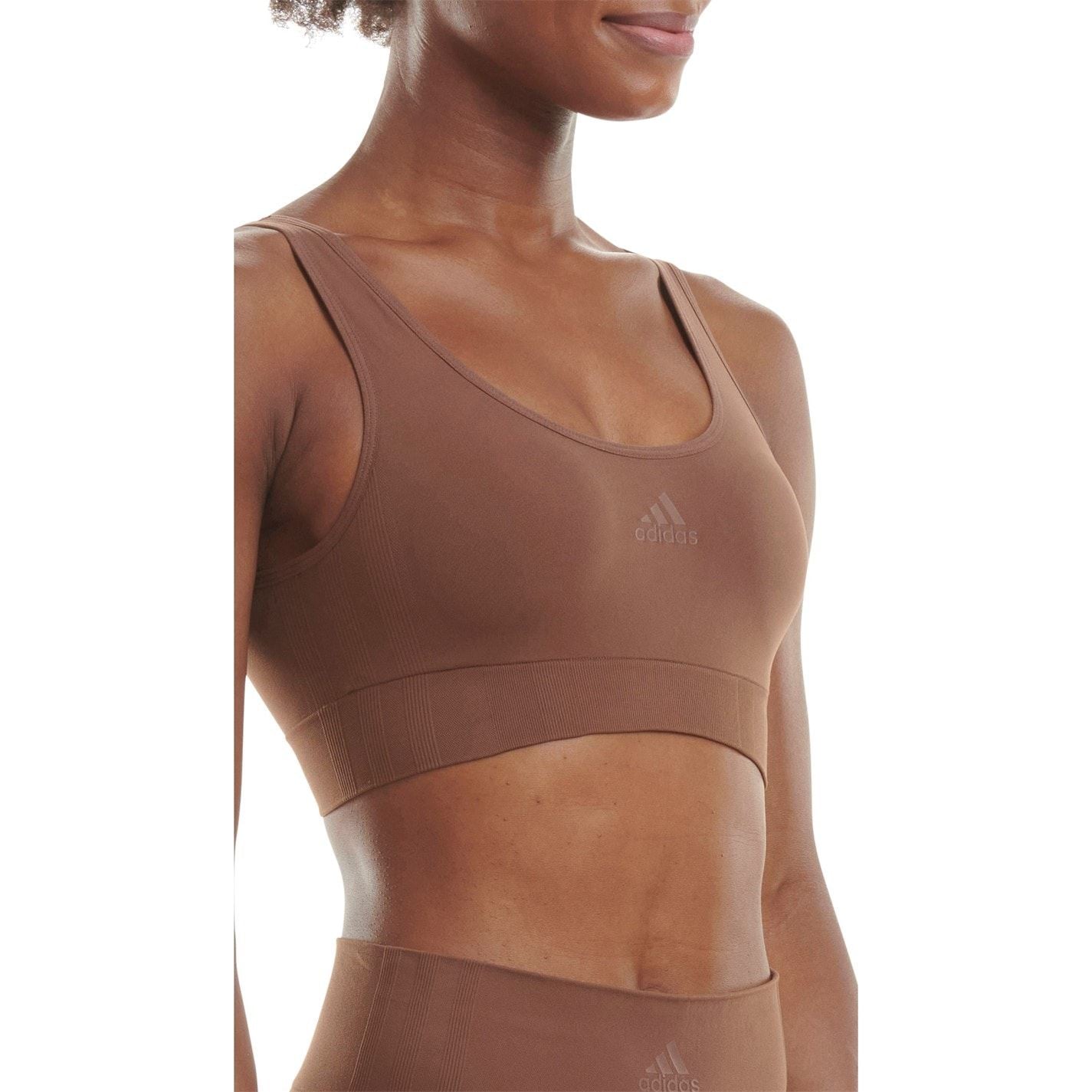 adidas Sport Active Seamless Micro Stretch Scoop Lounge Bra