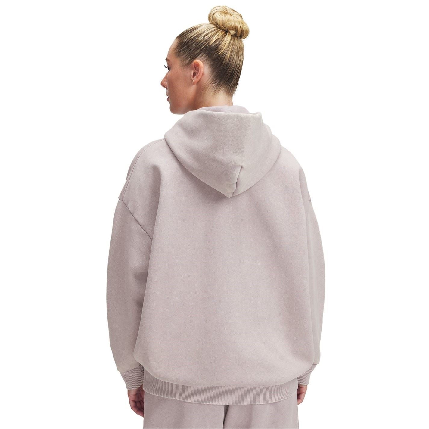 Under Armour Icon Hooded Neck Drop Shoulder Long Sleeve Top