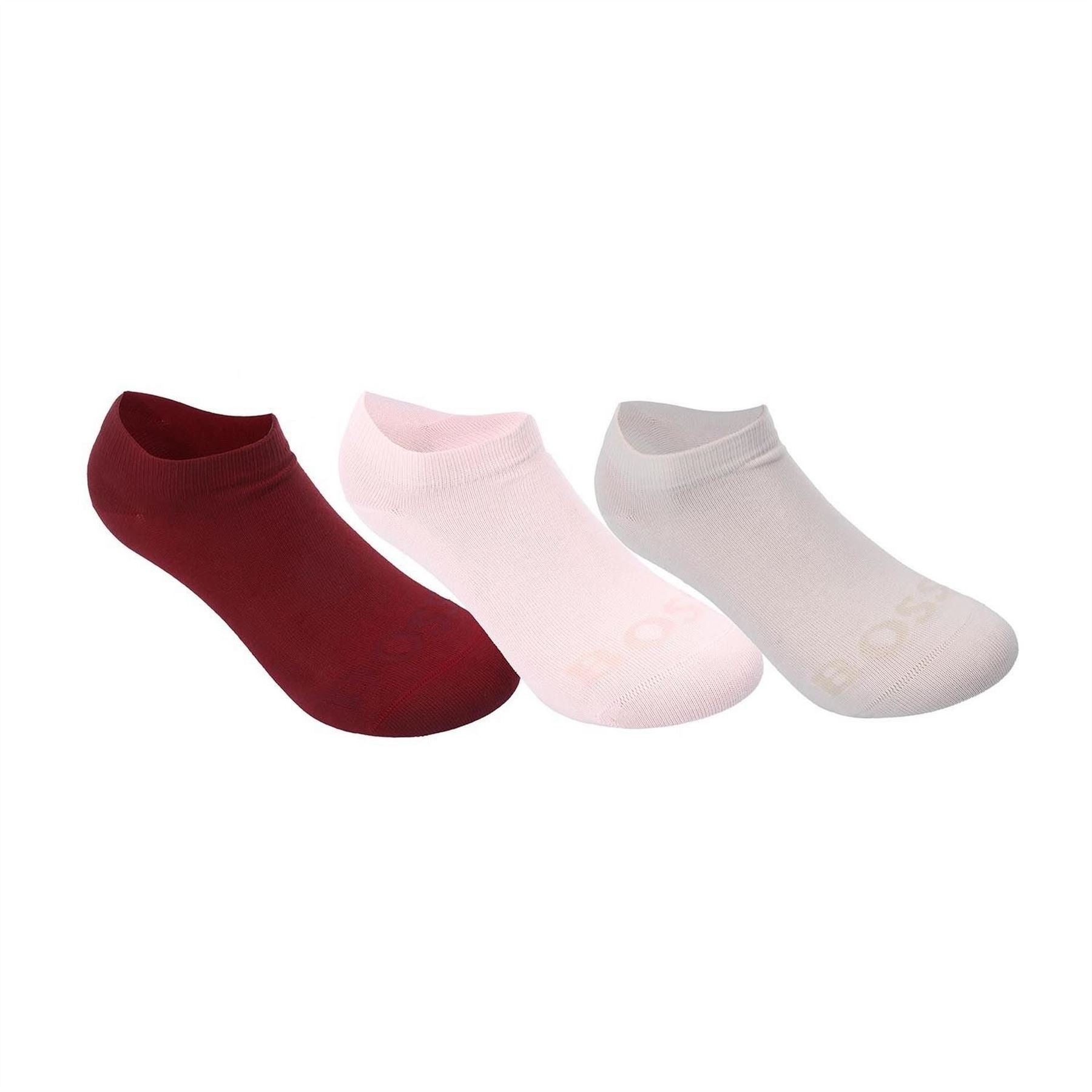 Boss Pack Of  Ankle Socks With Contrast Logos