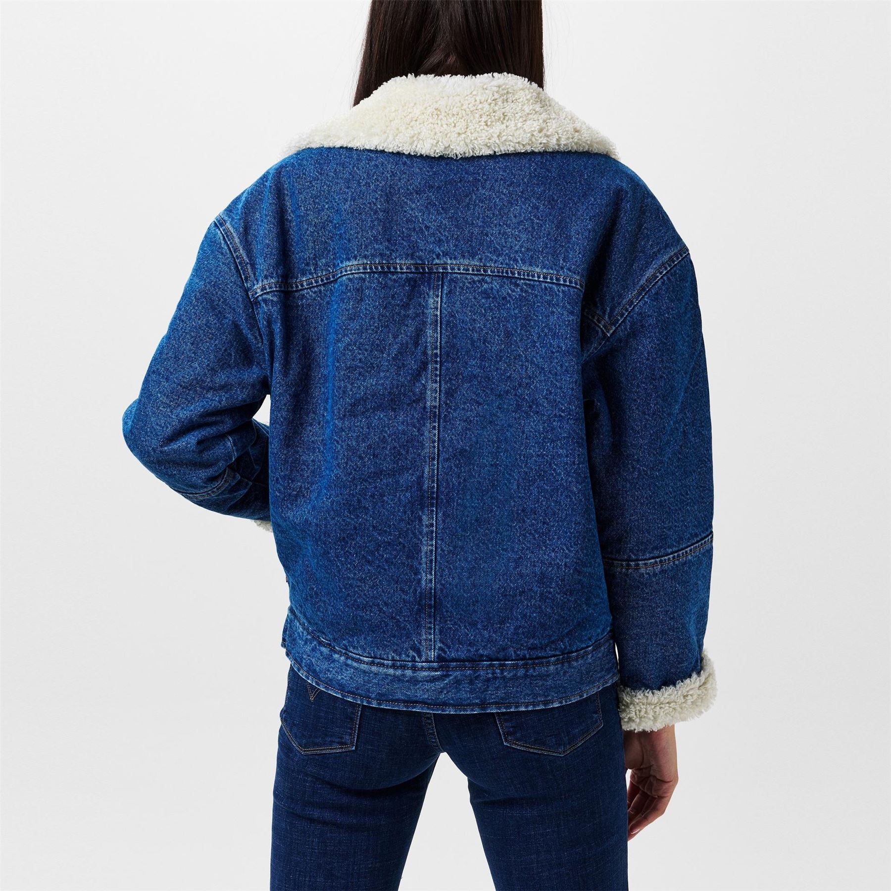 Levis Sherpa Flight Insulated Denim Jacket