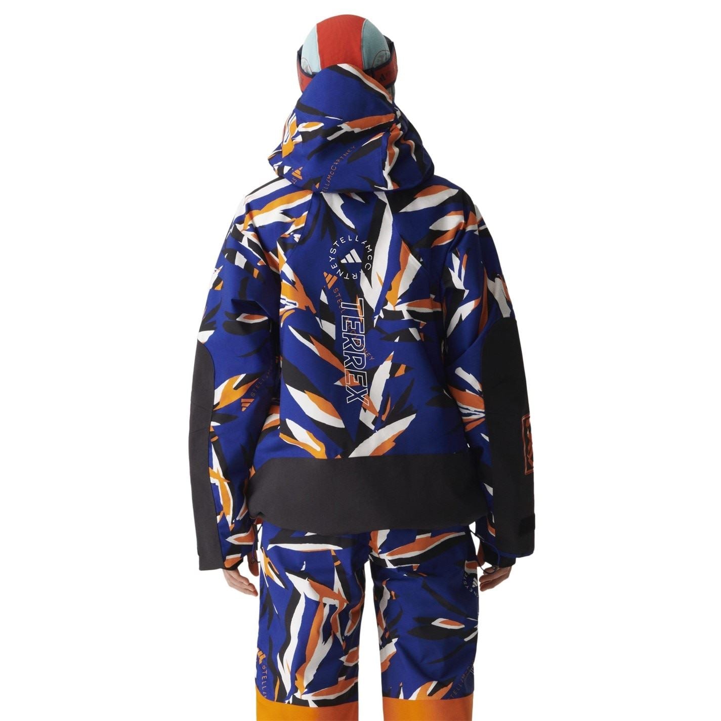 adidas Abstract Patterned Hooded Ski Jacket
