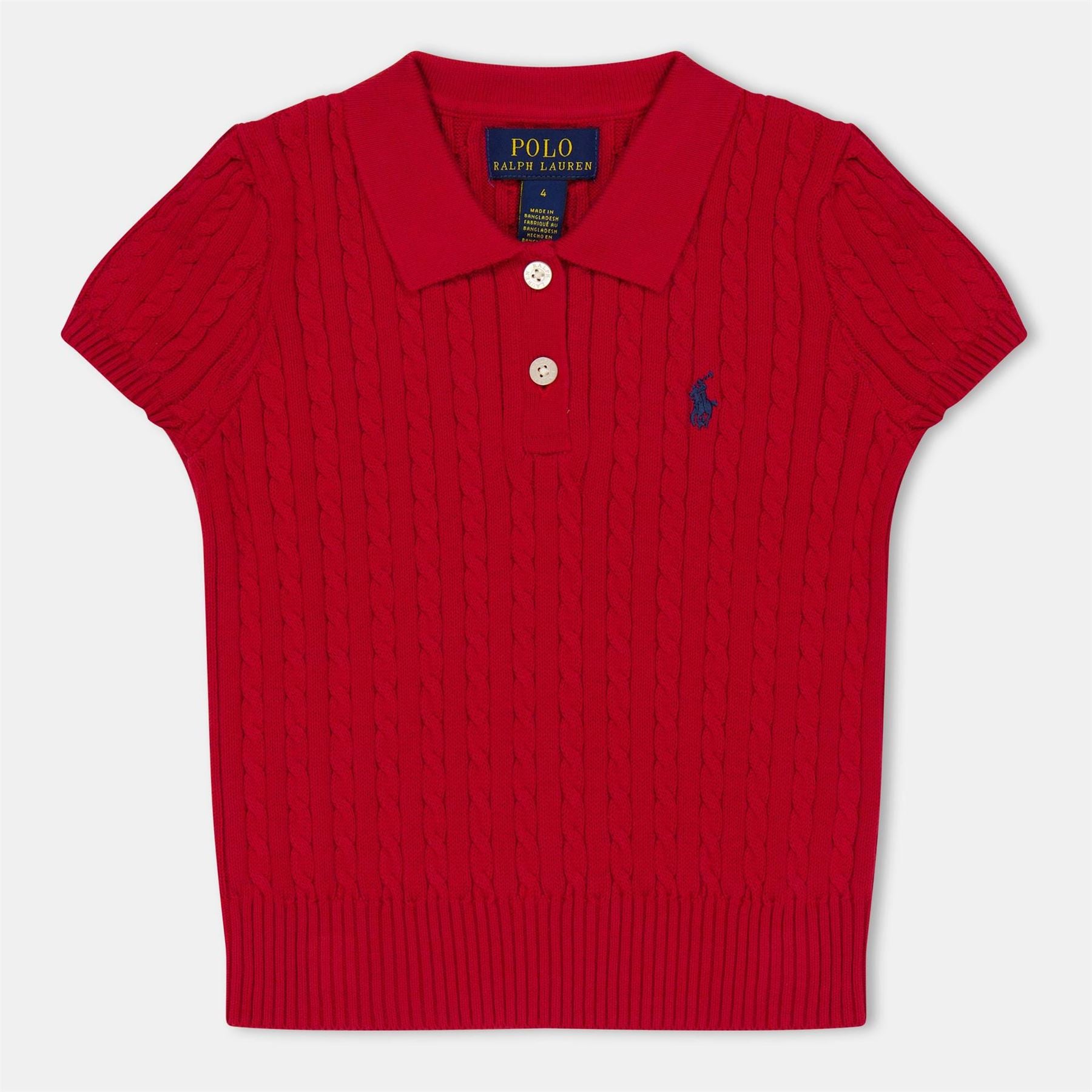 Polo Ralph Lauren Collared Neck Short Sleeve Regular Fit Sweater