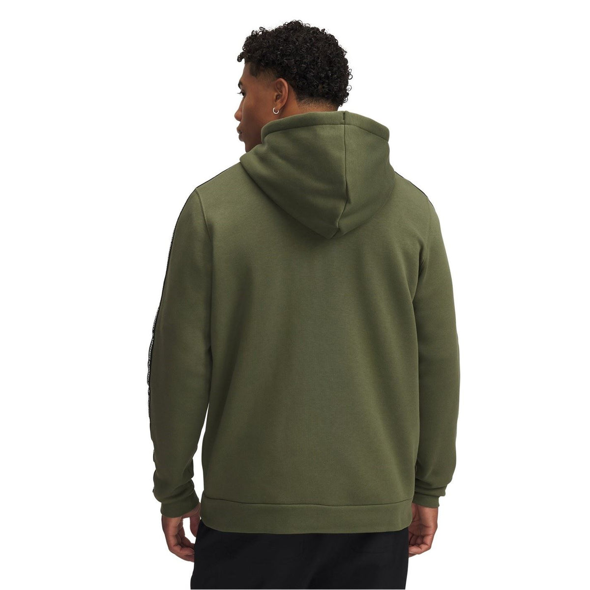 Under Armour Icon Solid Patterned Hooded Ribbed Cuff Full Zipper Sweat Jacket