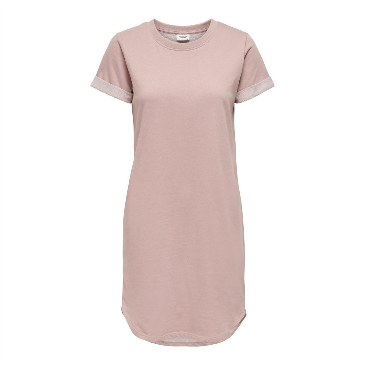Only Crew Neck Short Sleeve Mini T-Shirt Dress