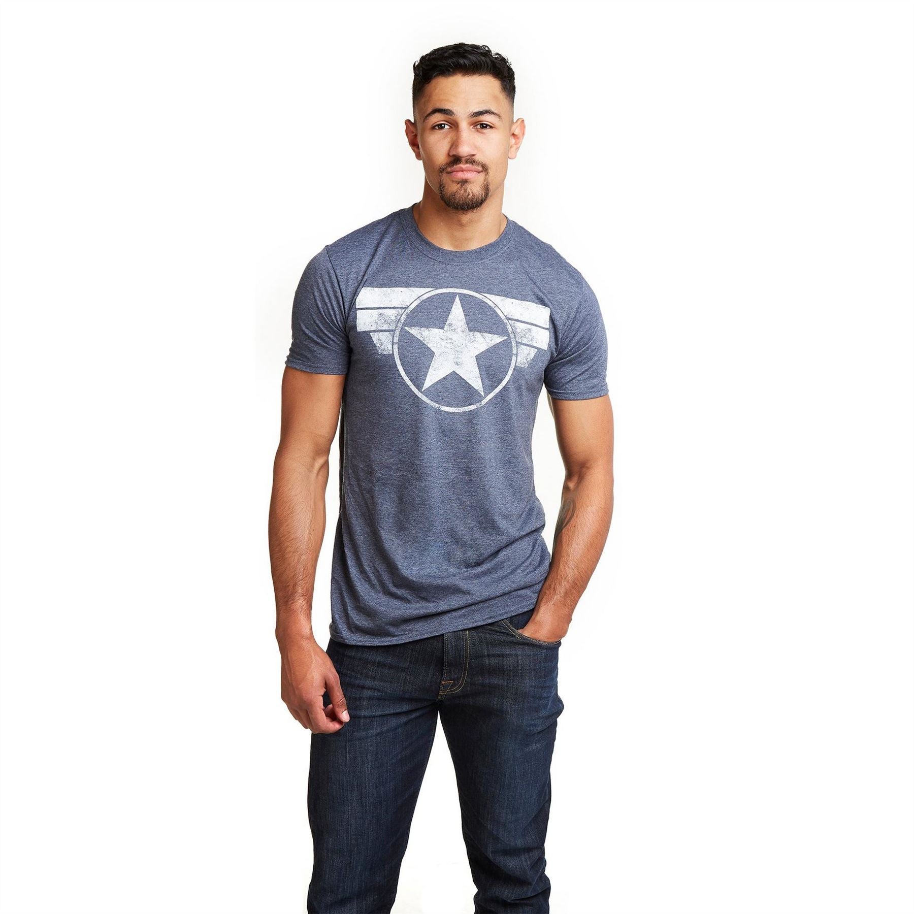 Marvel Regular Fit Crew Neck Short Sleeve T-Shirt