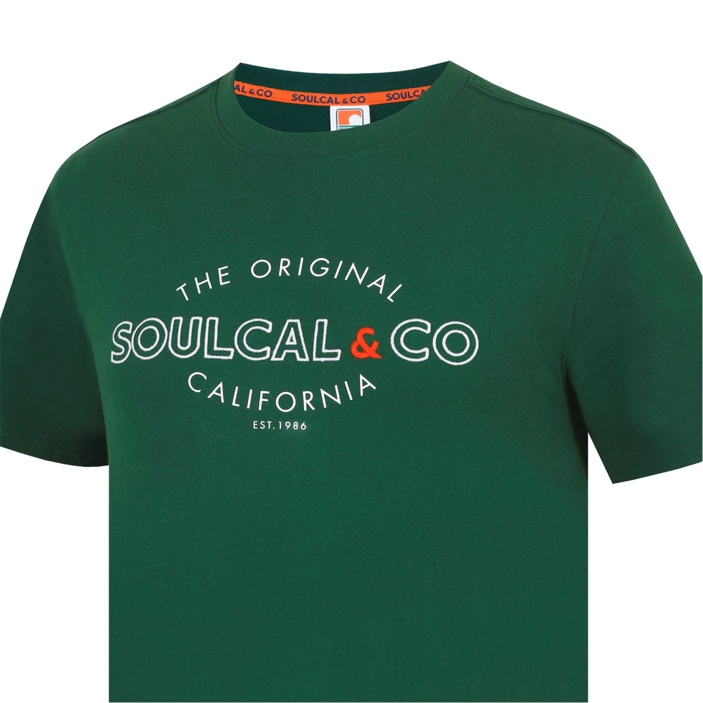 SoulCal Regular Fit Geographic Print Crew Neck T-Shirt