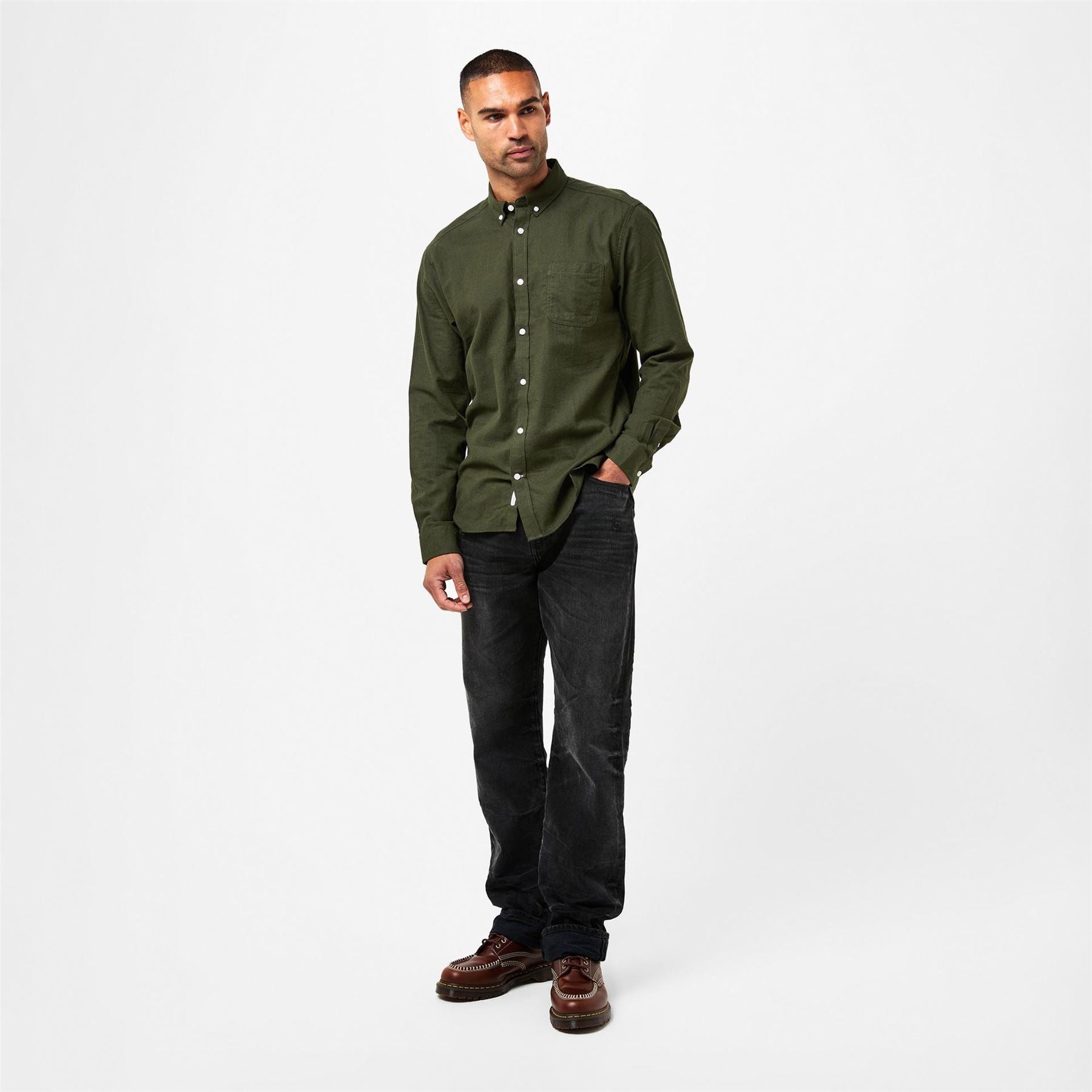 Only Regular Fit Long Sleeve Cuff Shirt